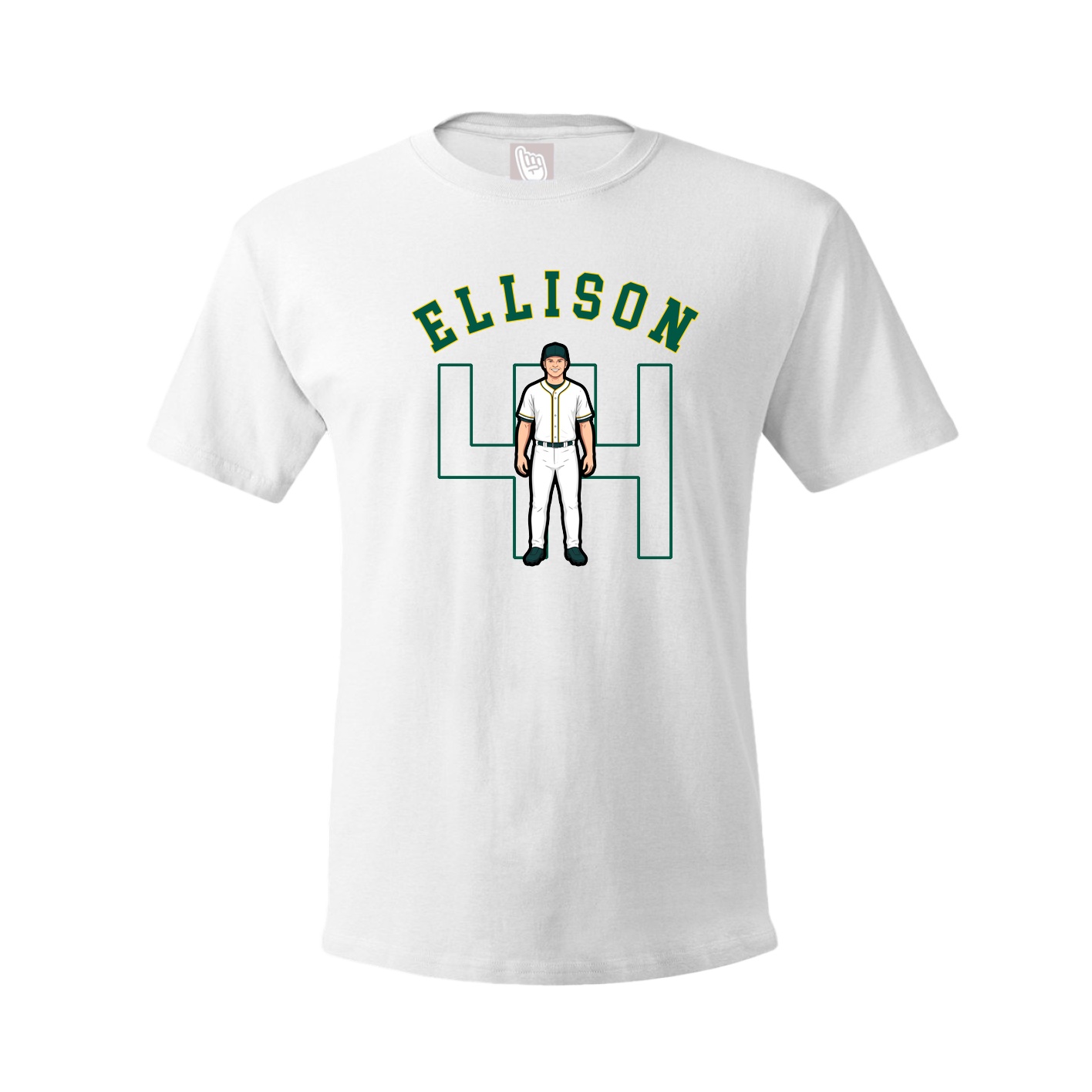 Youth Tee — Shirsey Arch in White