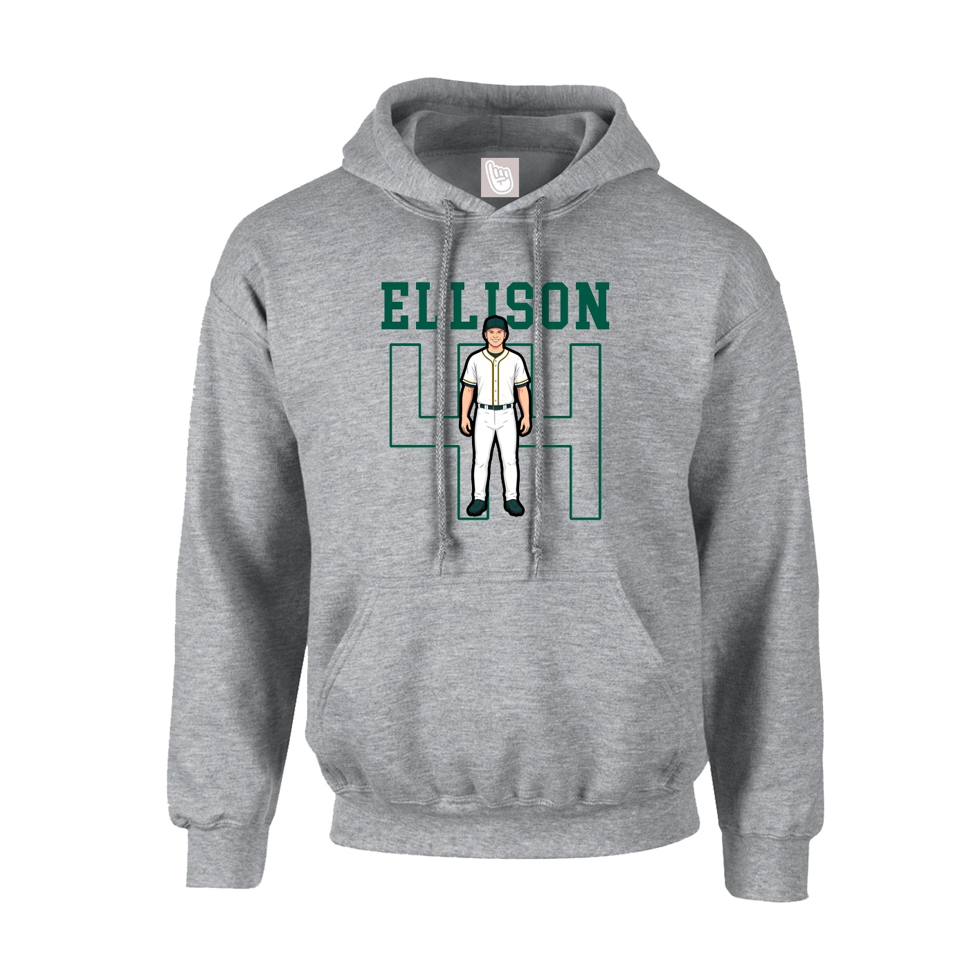 Hoodie — Shirsey in Grey