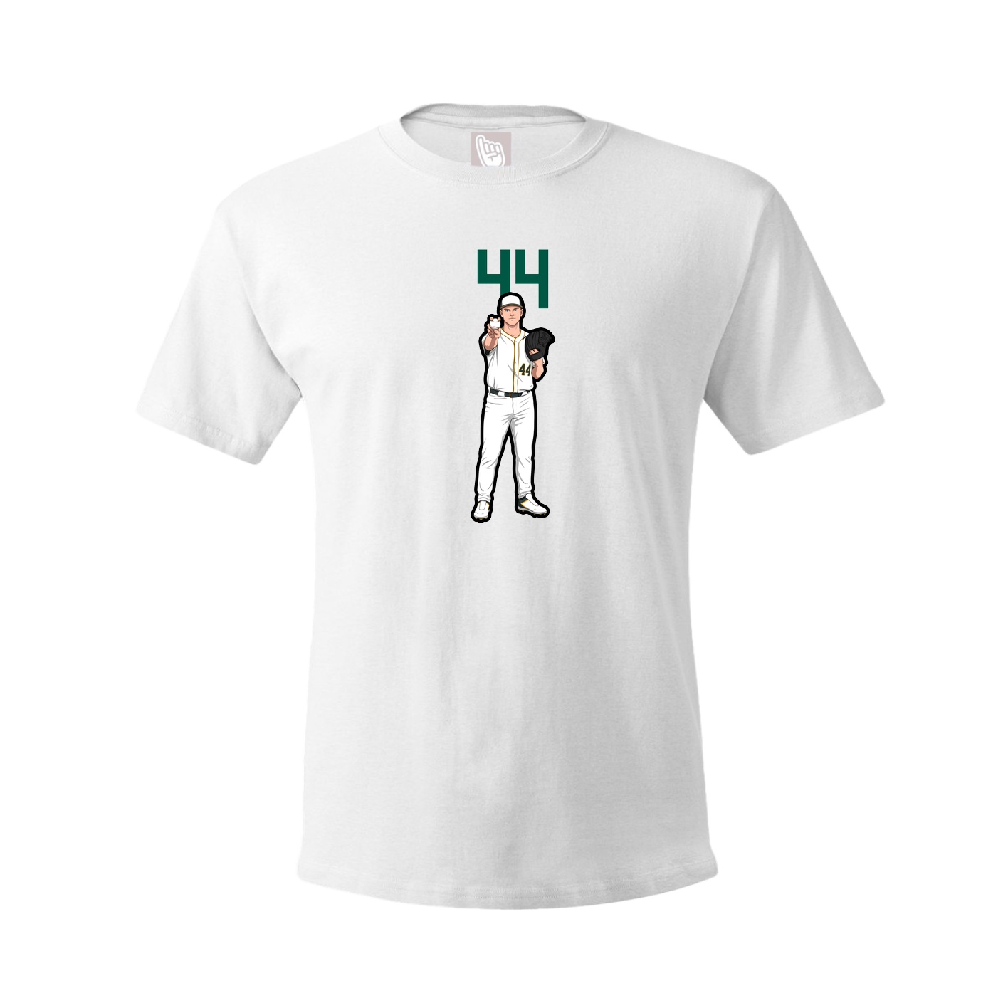 Tee — Number Top in White