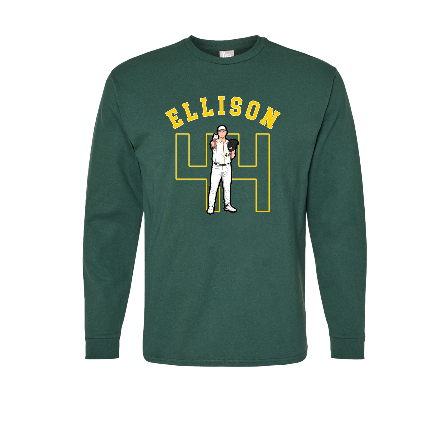 Long Sleeve Tee — Shirsey Arch in Green