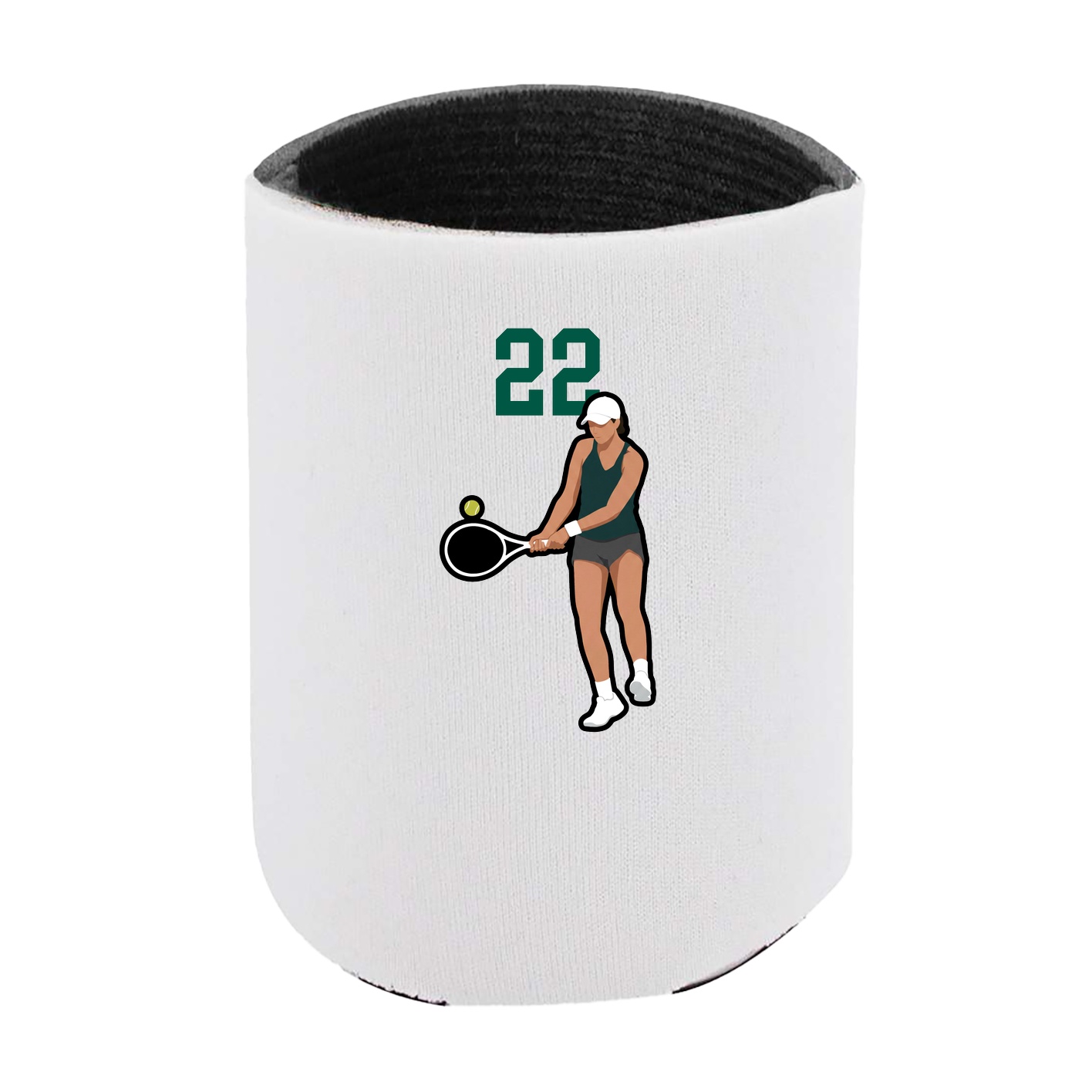 Can Holder — Number Top in White