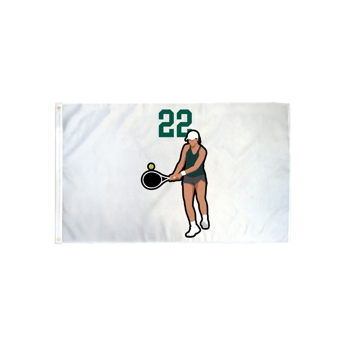 3x5 Flag — Number Top in Classic