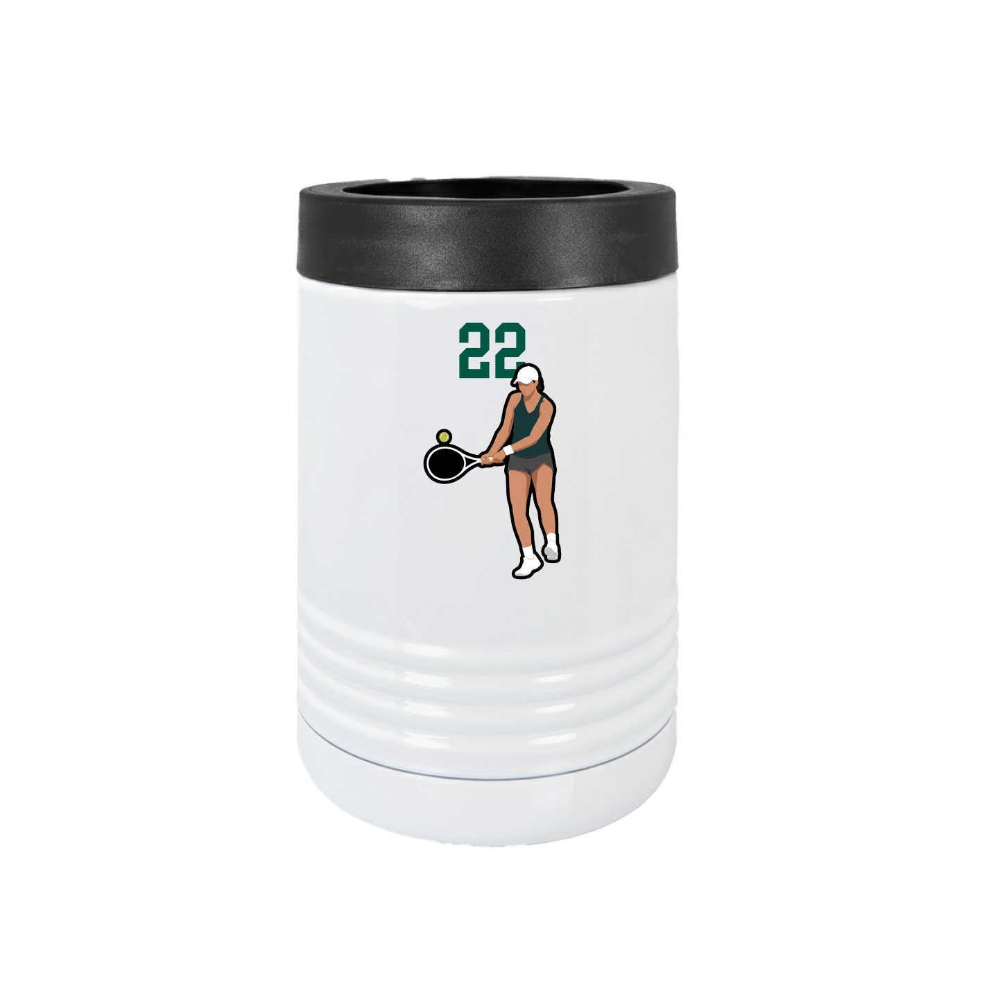 Beverage Holder — Number Top in White