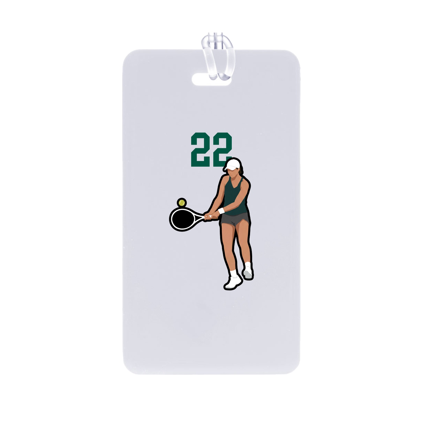 Bag Tag — Number Top in Classic