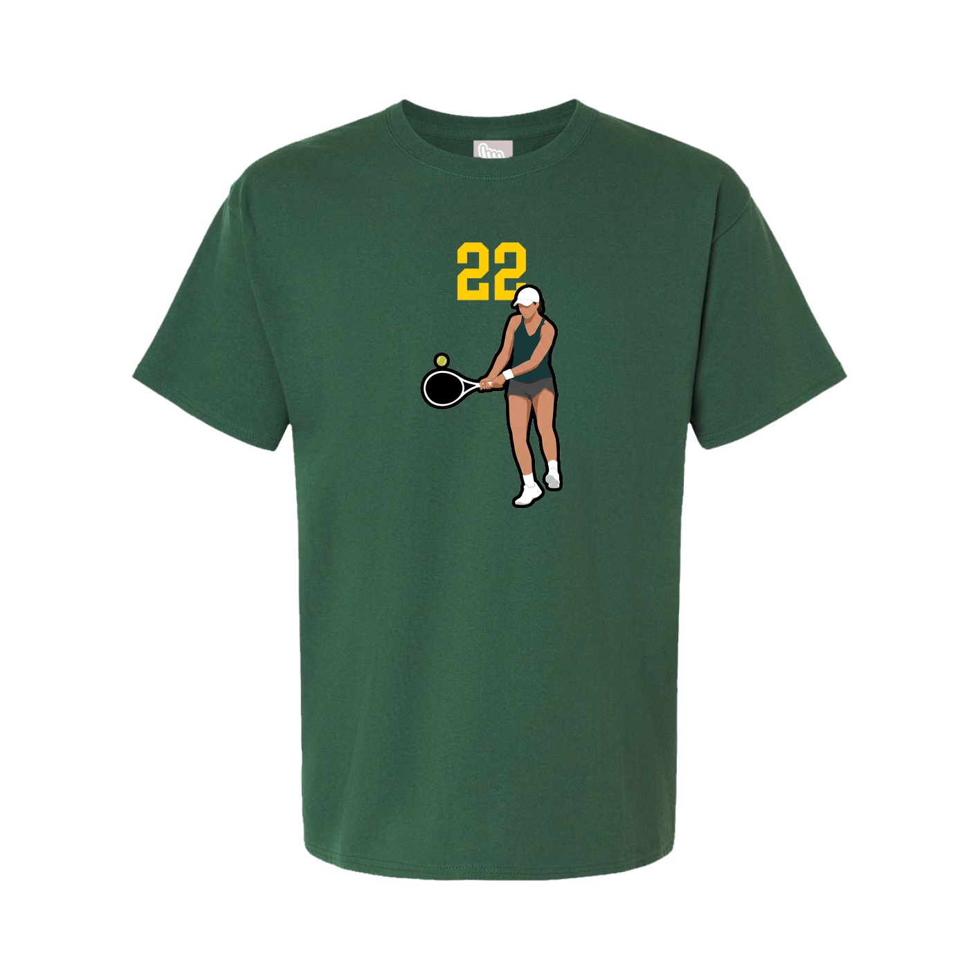 Tee — Number Top in Green