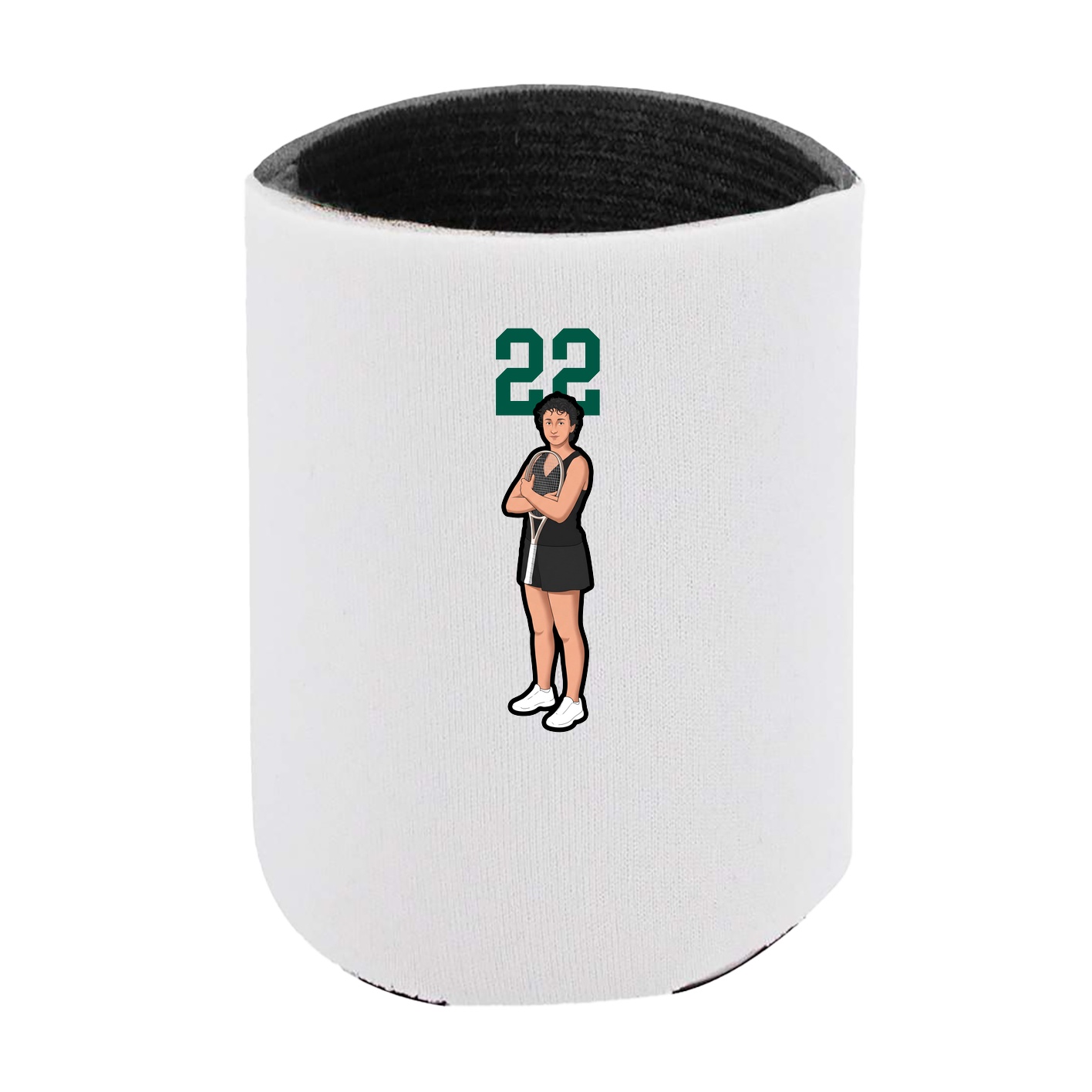 Can Holder — Number Top in White