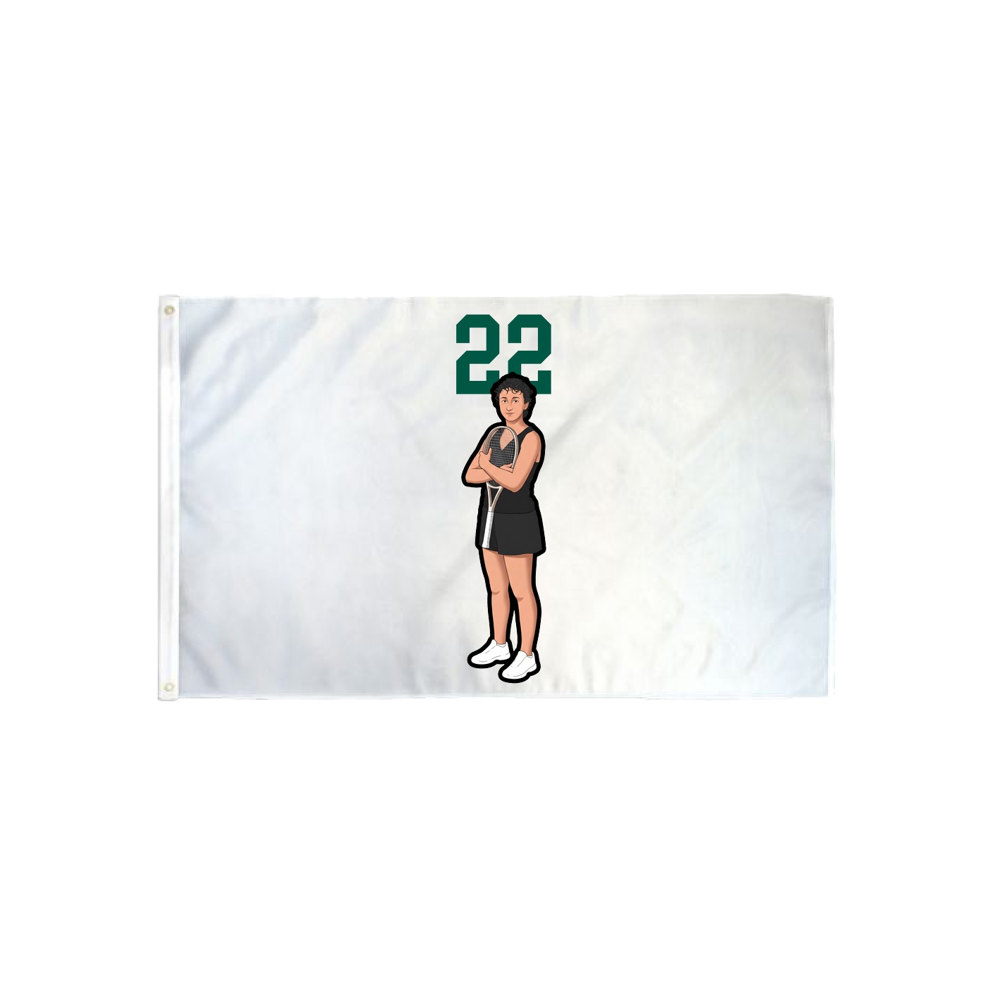 3x5 Flag — Number Top in Classic