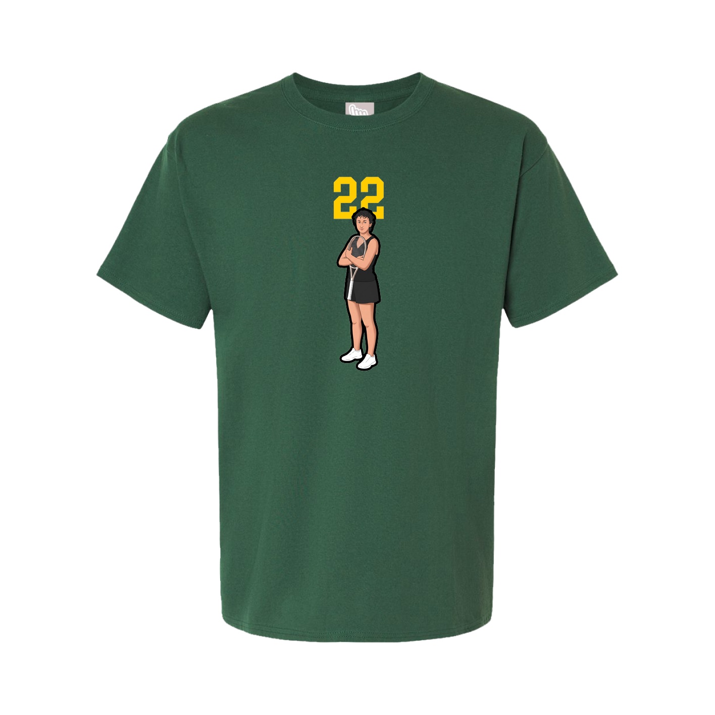 Tee — Number Top in Green