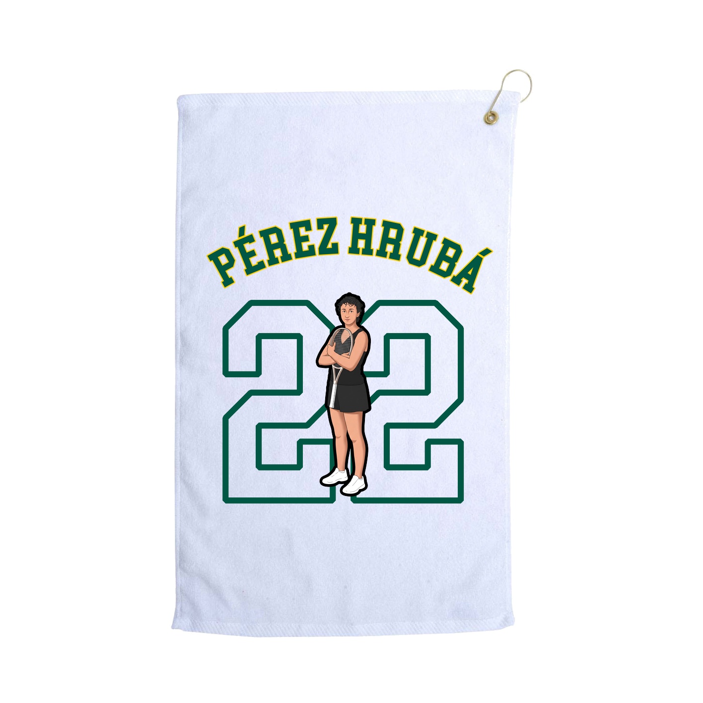 Golf Towel — Shirsey Arch in White