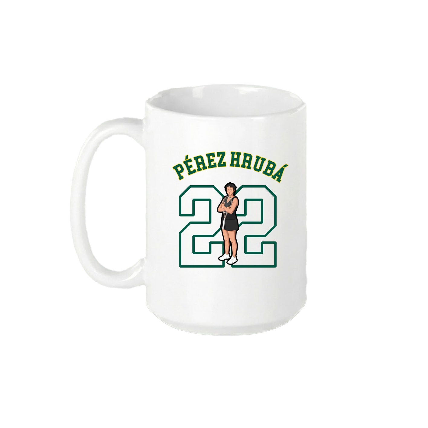 15oz Coffee Mug — Shirsey Arch in White