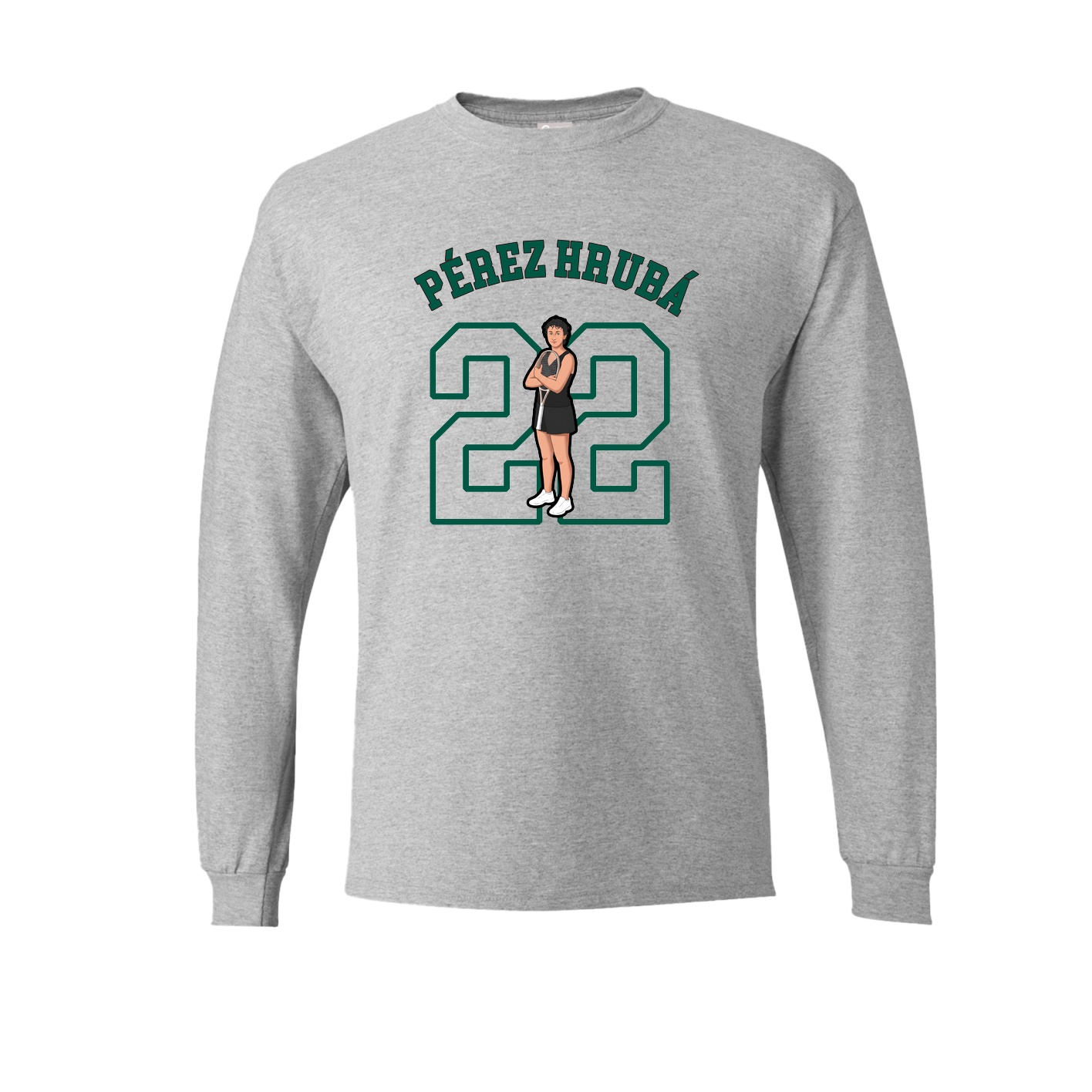Long Sleeve Tee — Shirsey Arch in Grey