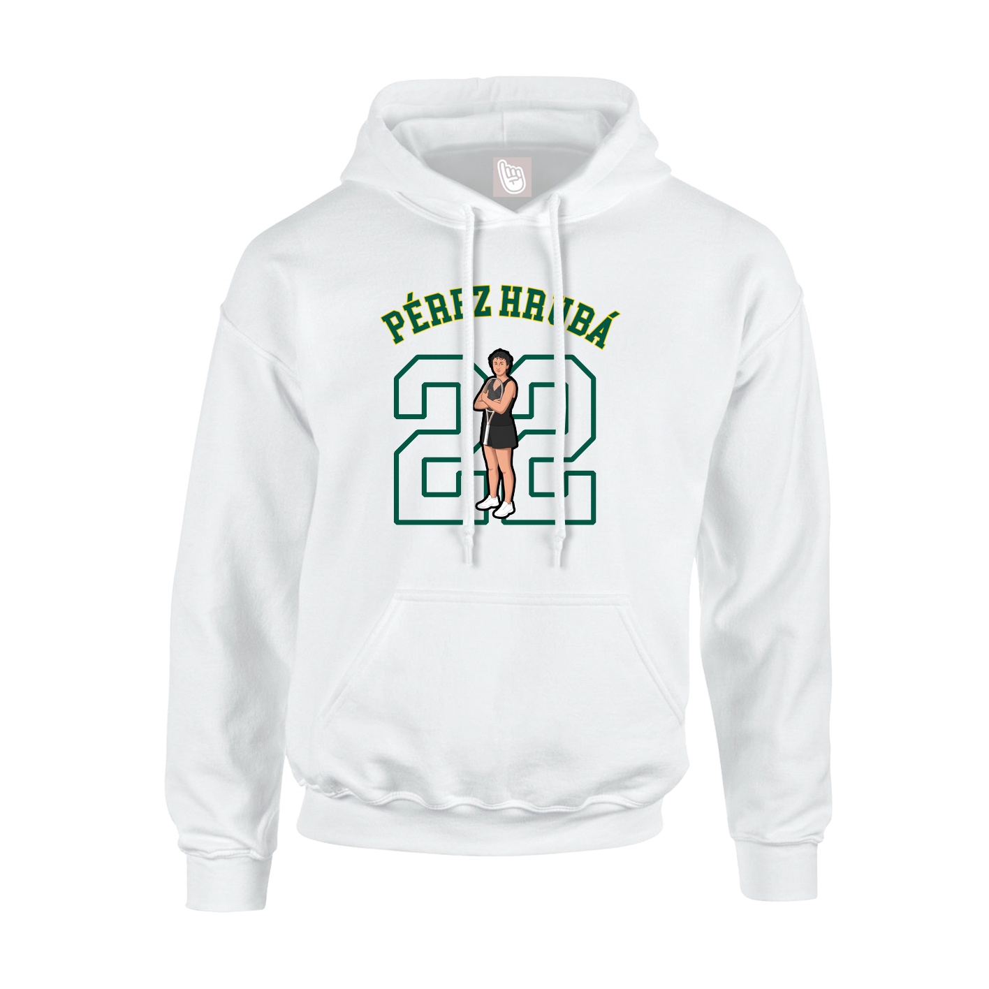Hoodie — Shirsey Arch in White