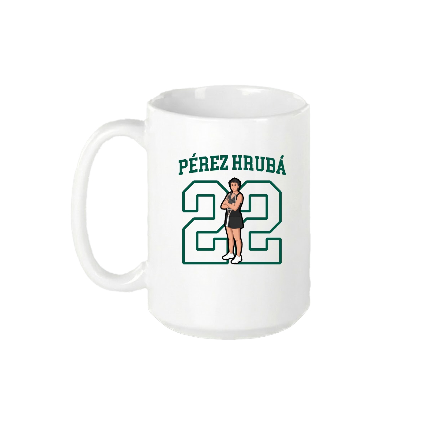 15oz Coffee Mug — Shirsey in White
