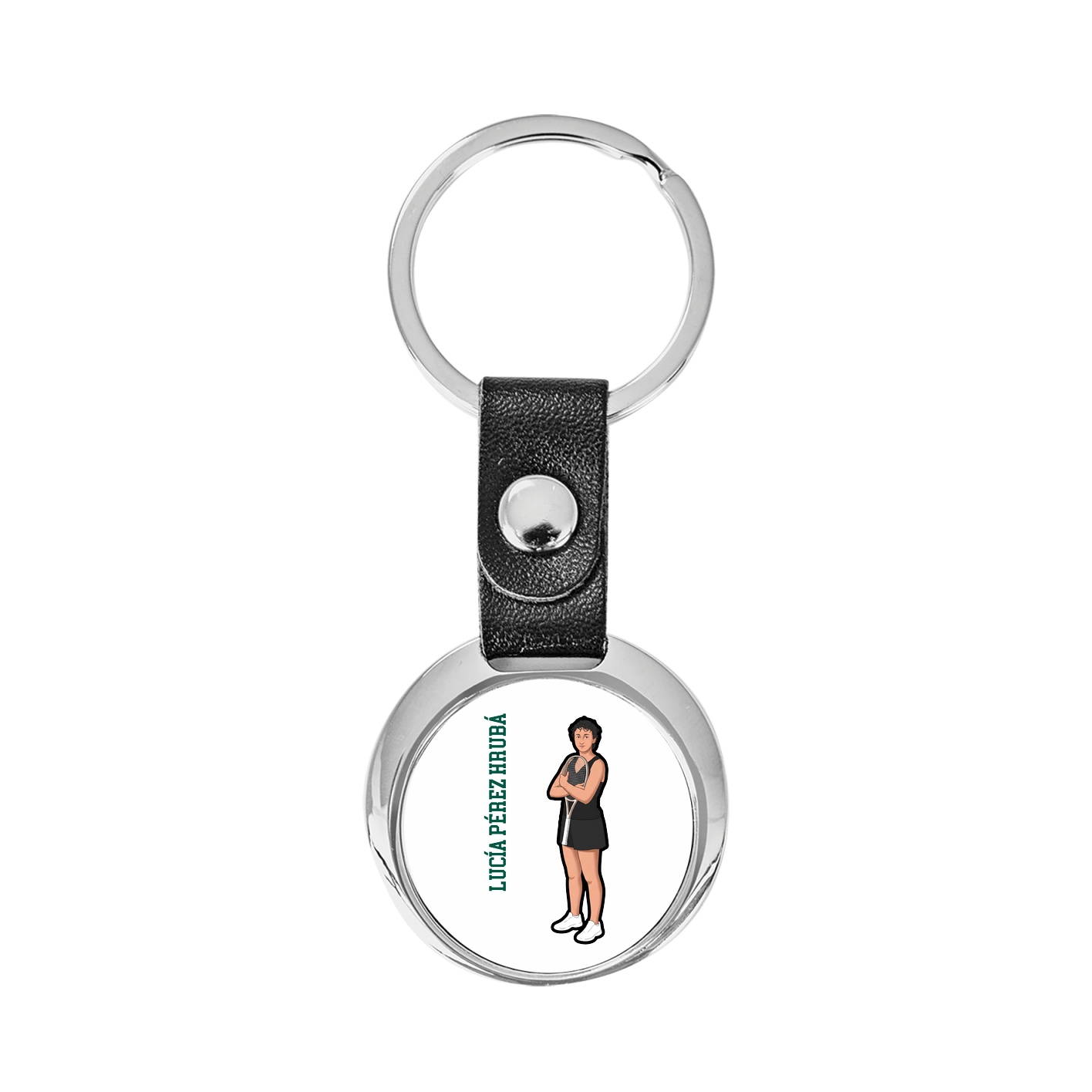 Key Chain — Name Vertical in Classic