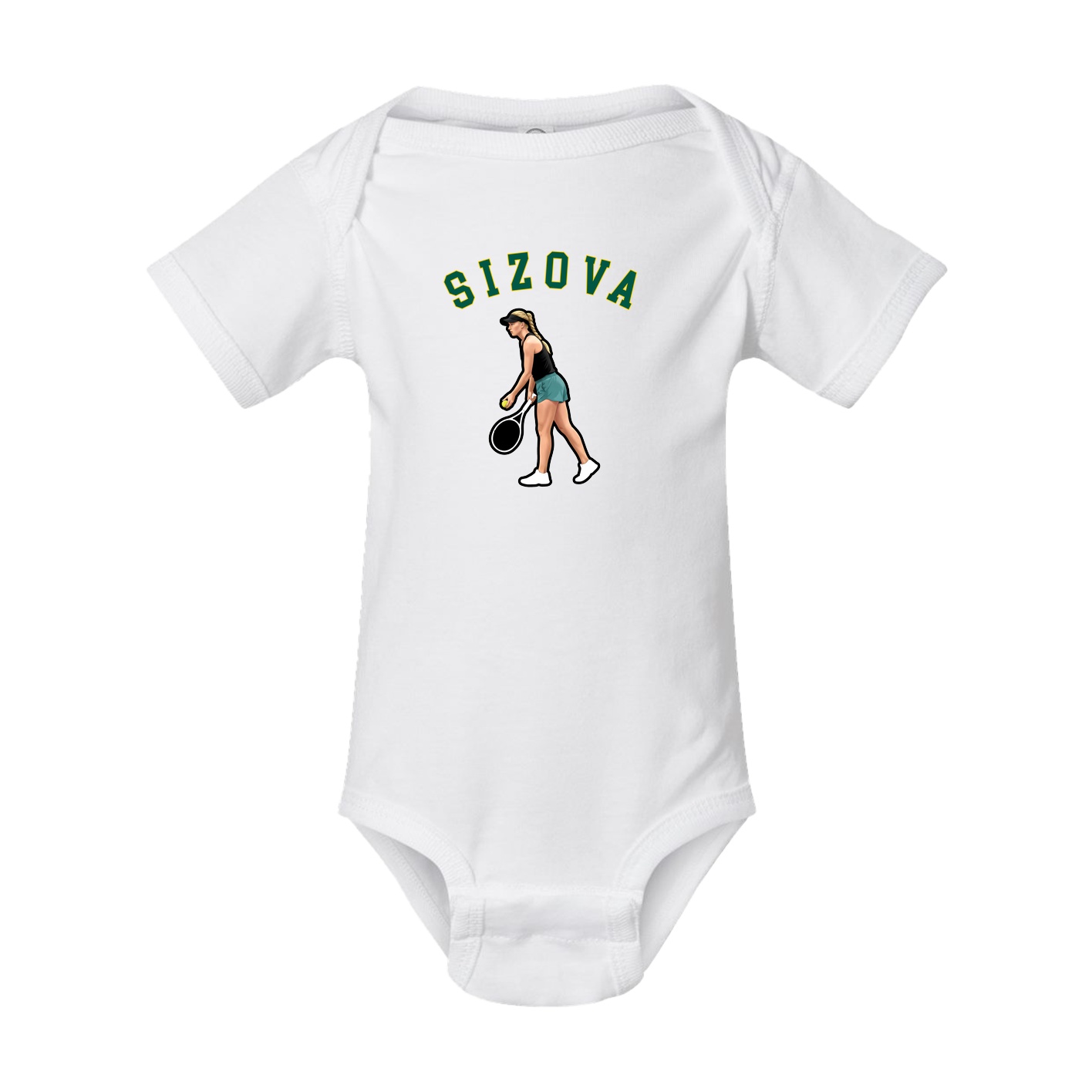 Baby Onesie — Shirsey Arch in White