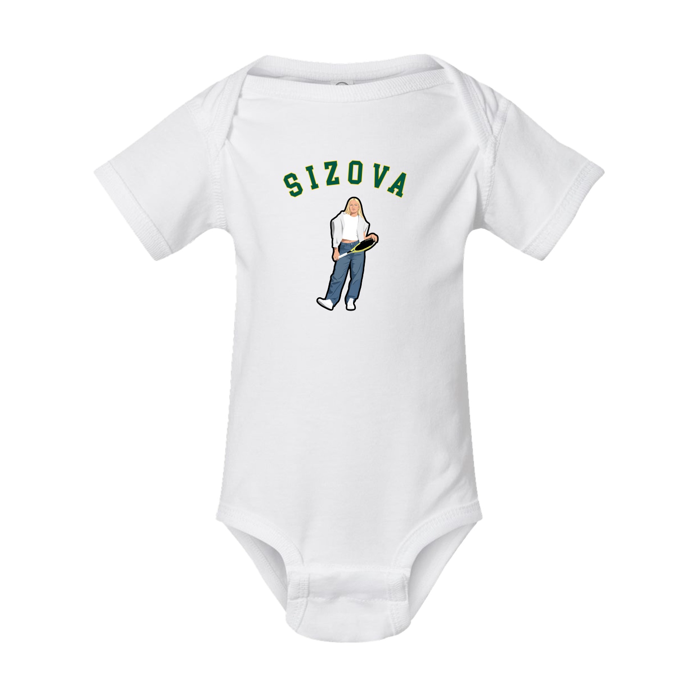 Baby Onesie — Shirsey Arch in White