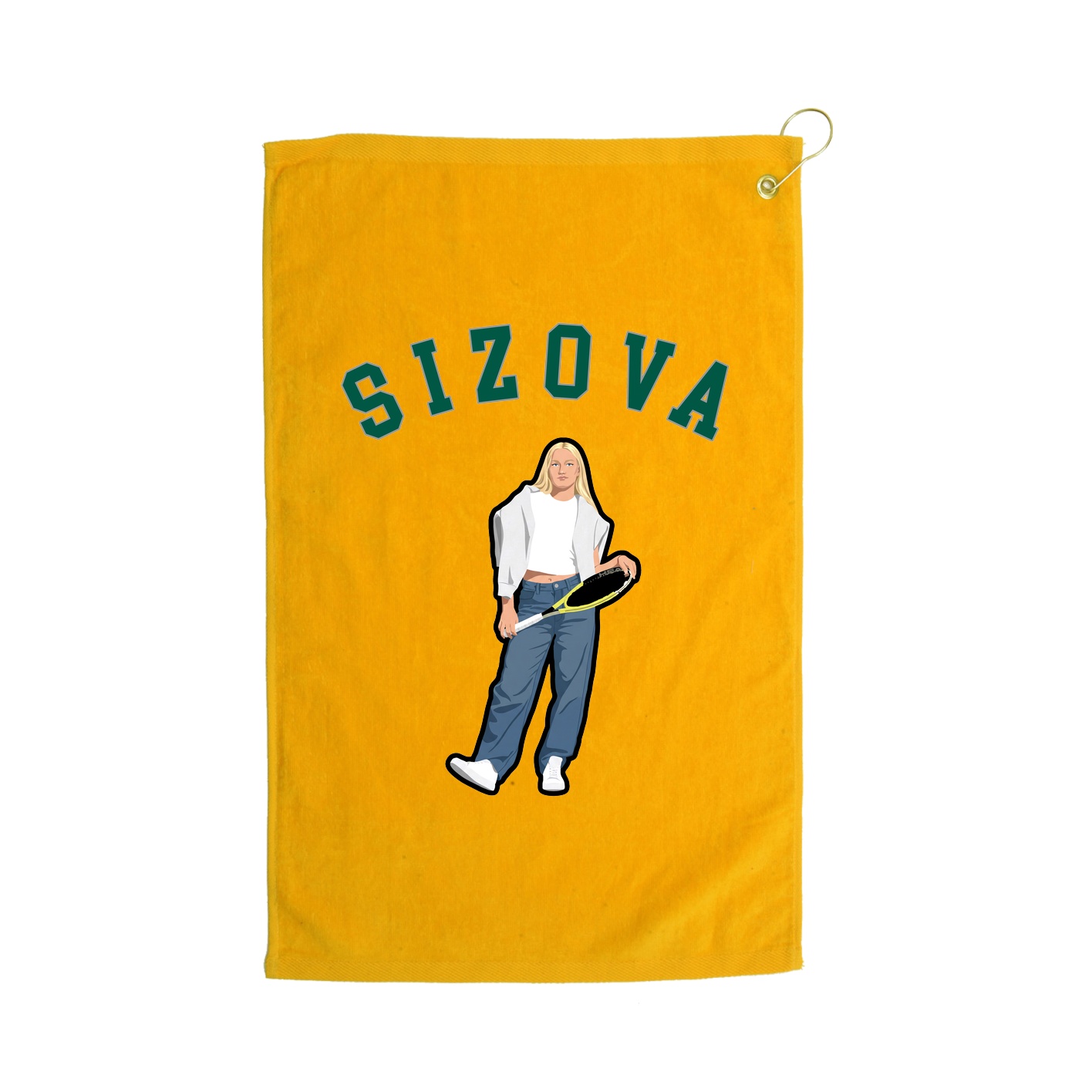 Golf Towel — Shirsey Arch in Gold