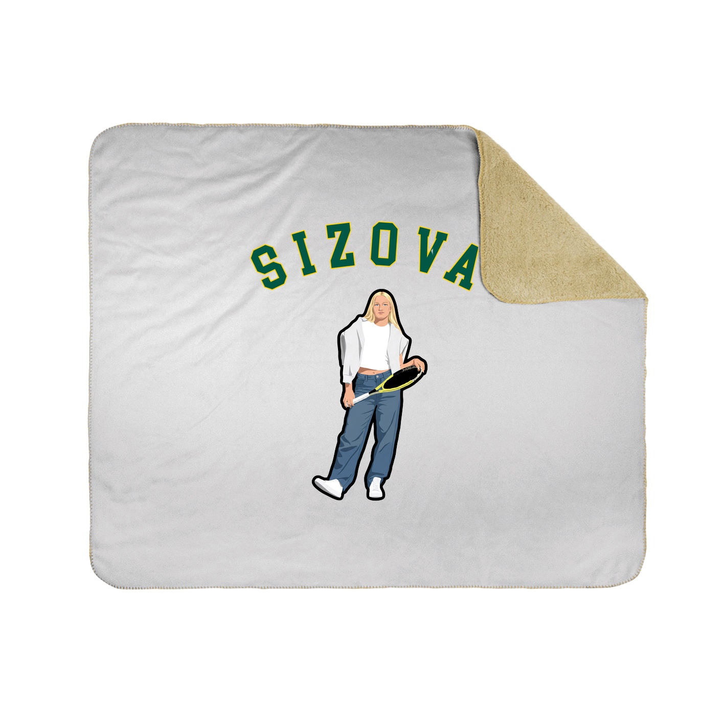Throw Blanket — Shirsey Arch in White