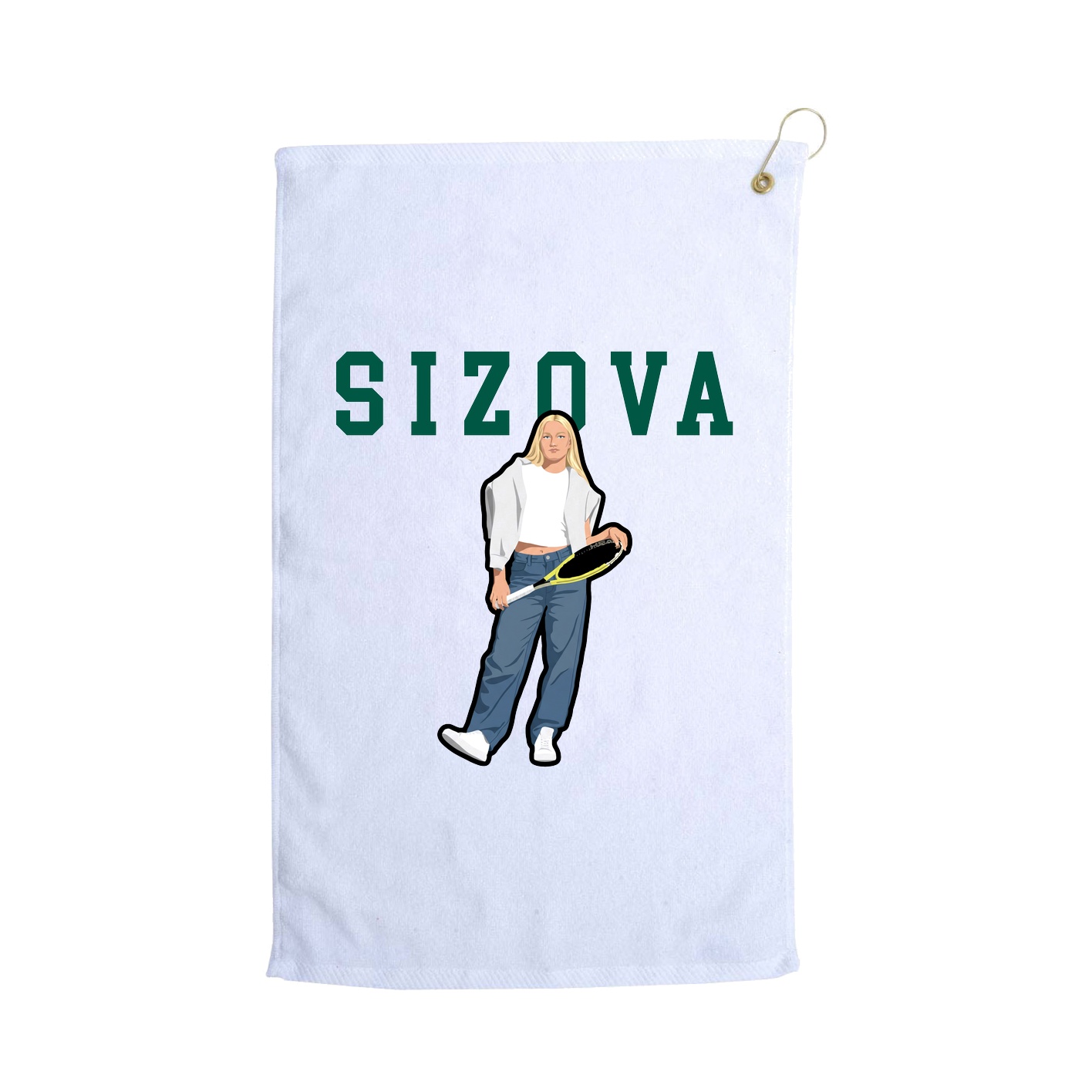 Golf Towel — Shirsey in White