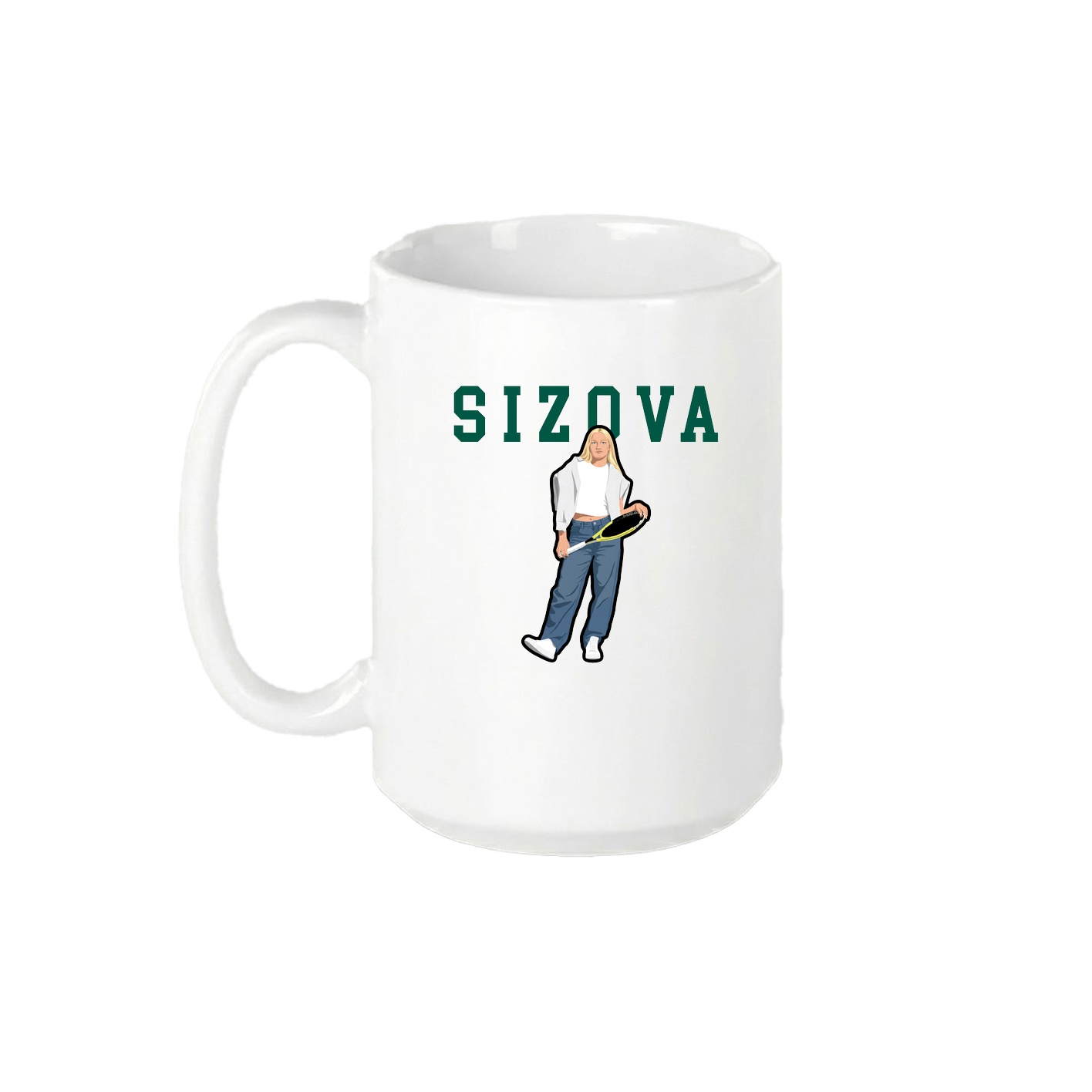 15oz Coffee Mug — Shirsey in White