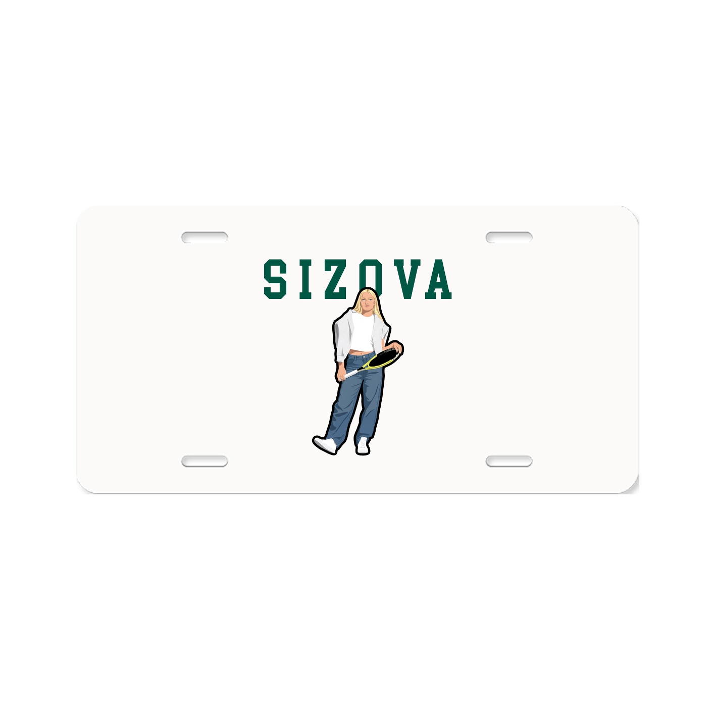 License Plate — Shirsey in Classic