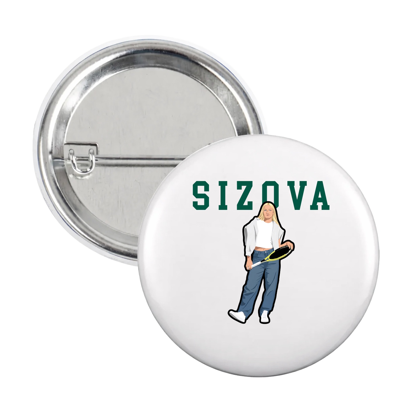 Game Day Button — Shirsey in White