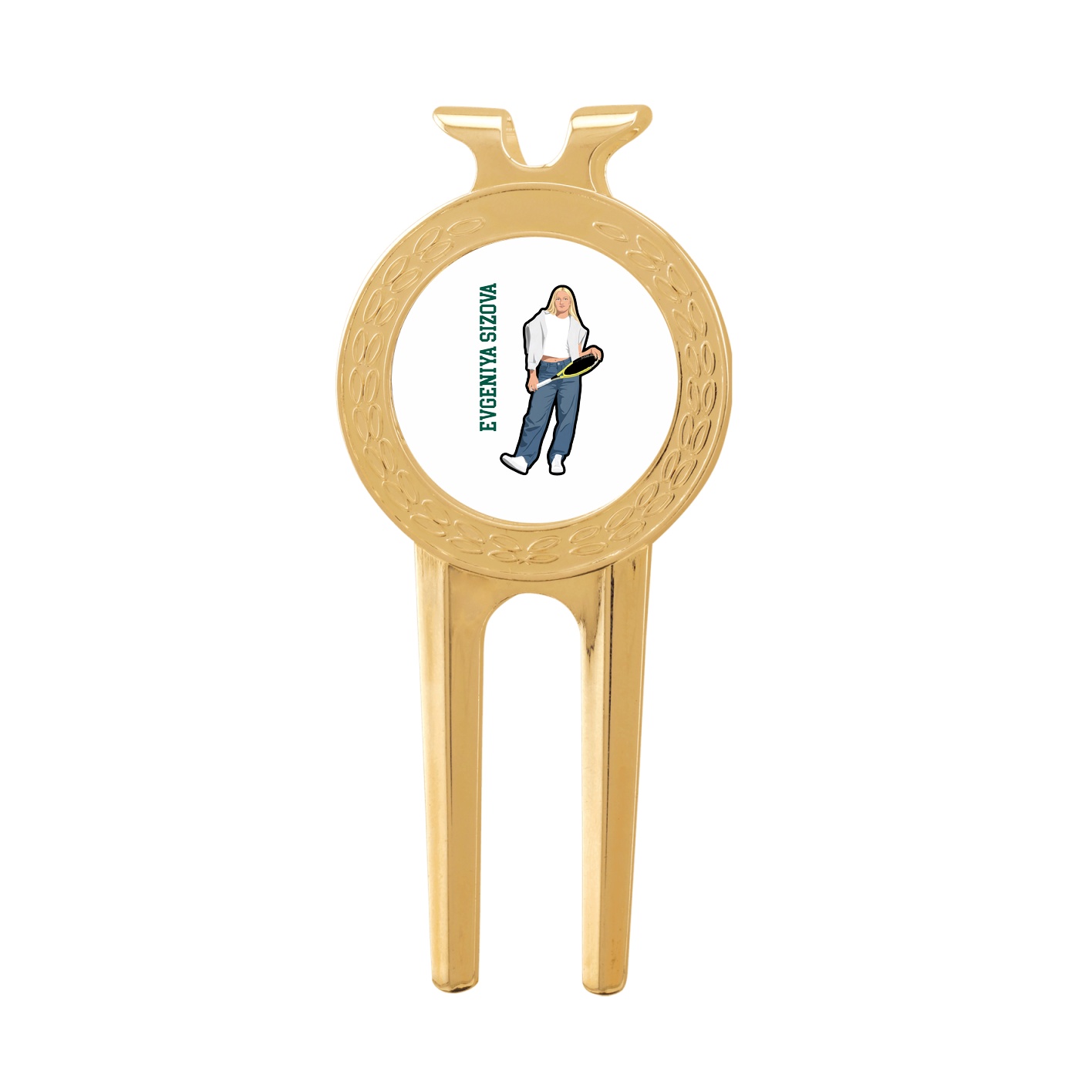 Divot Tool with Ball Marker — Name Vertical in Classic