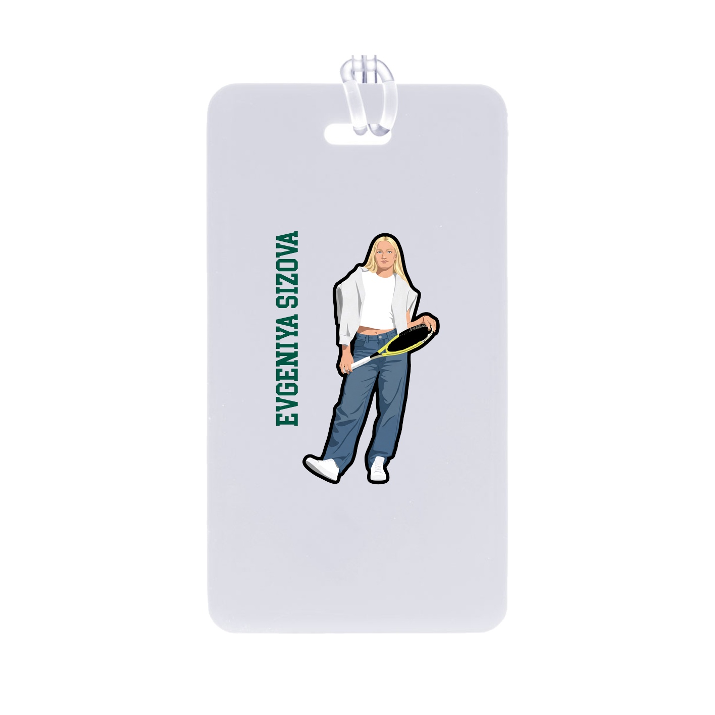 Bag Tag — Name Vertical in Classic