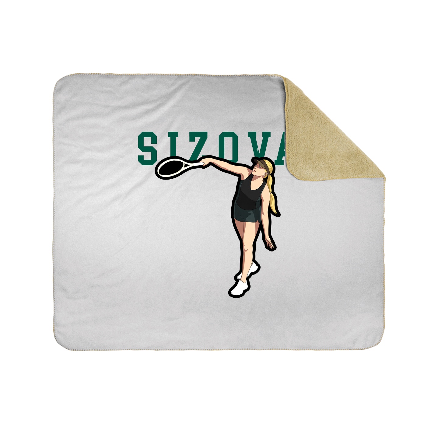 Throw Blanket — Shirsey in White