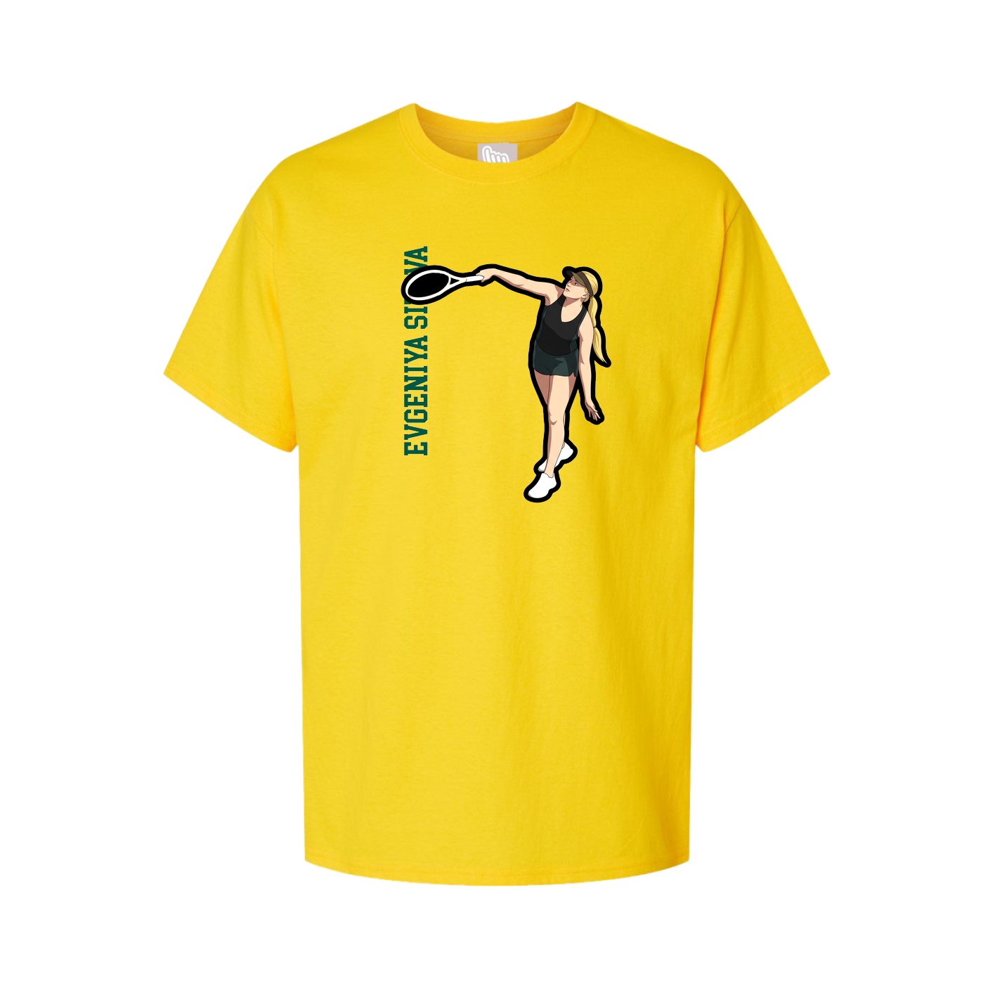 Tee — Name Vertical in Gold