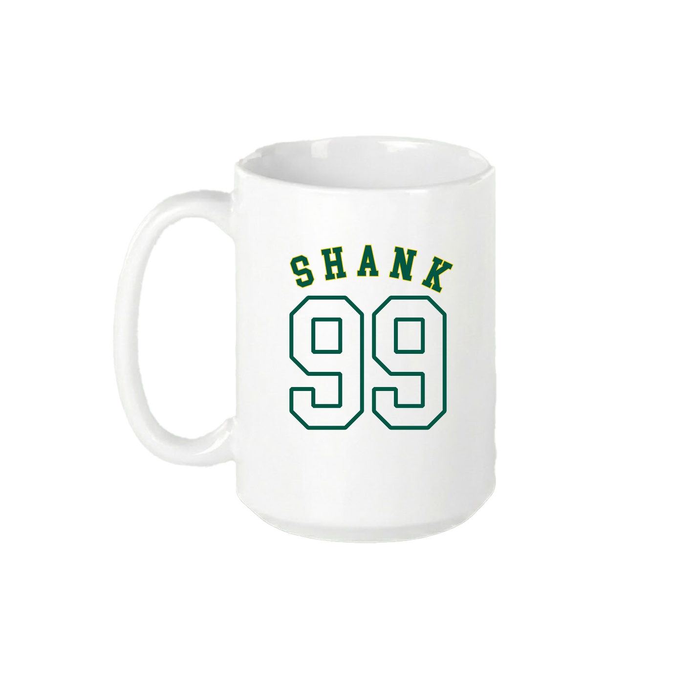 15oz Coffee Mug — Shirsey Arch in White