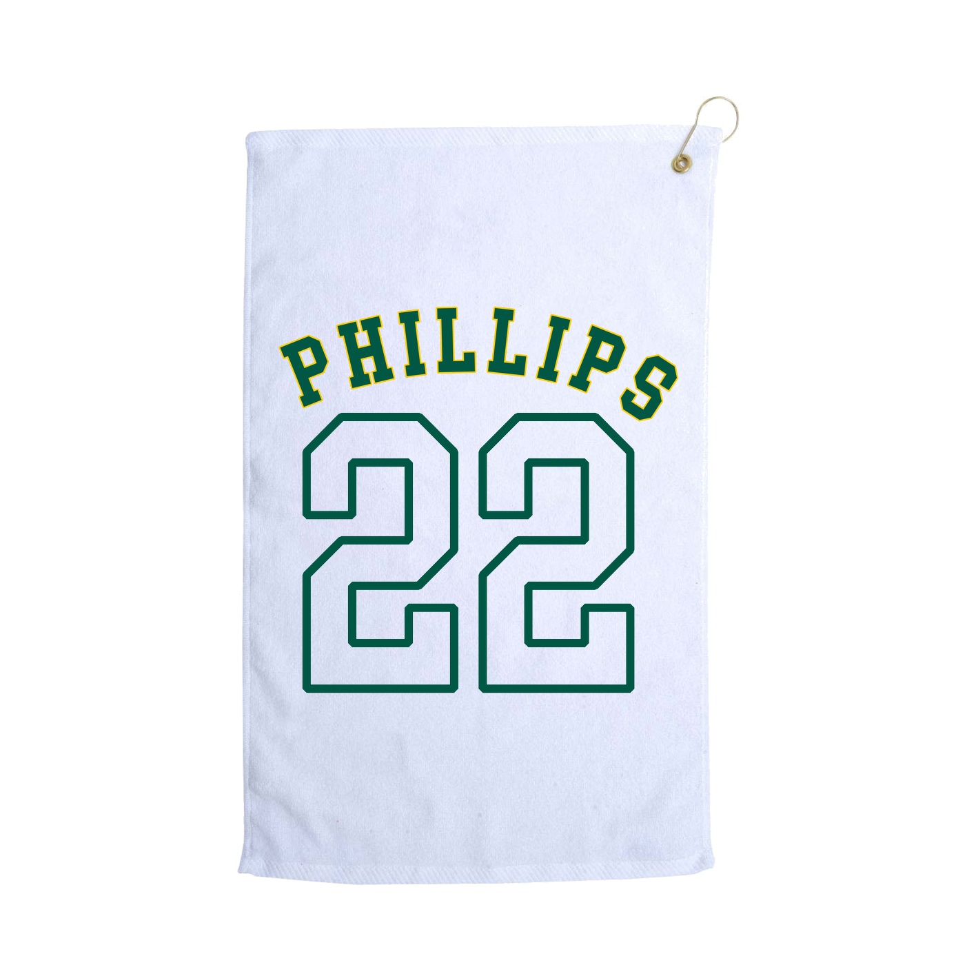 Golf Towel — Shirsey Arch in White