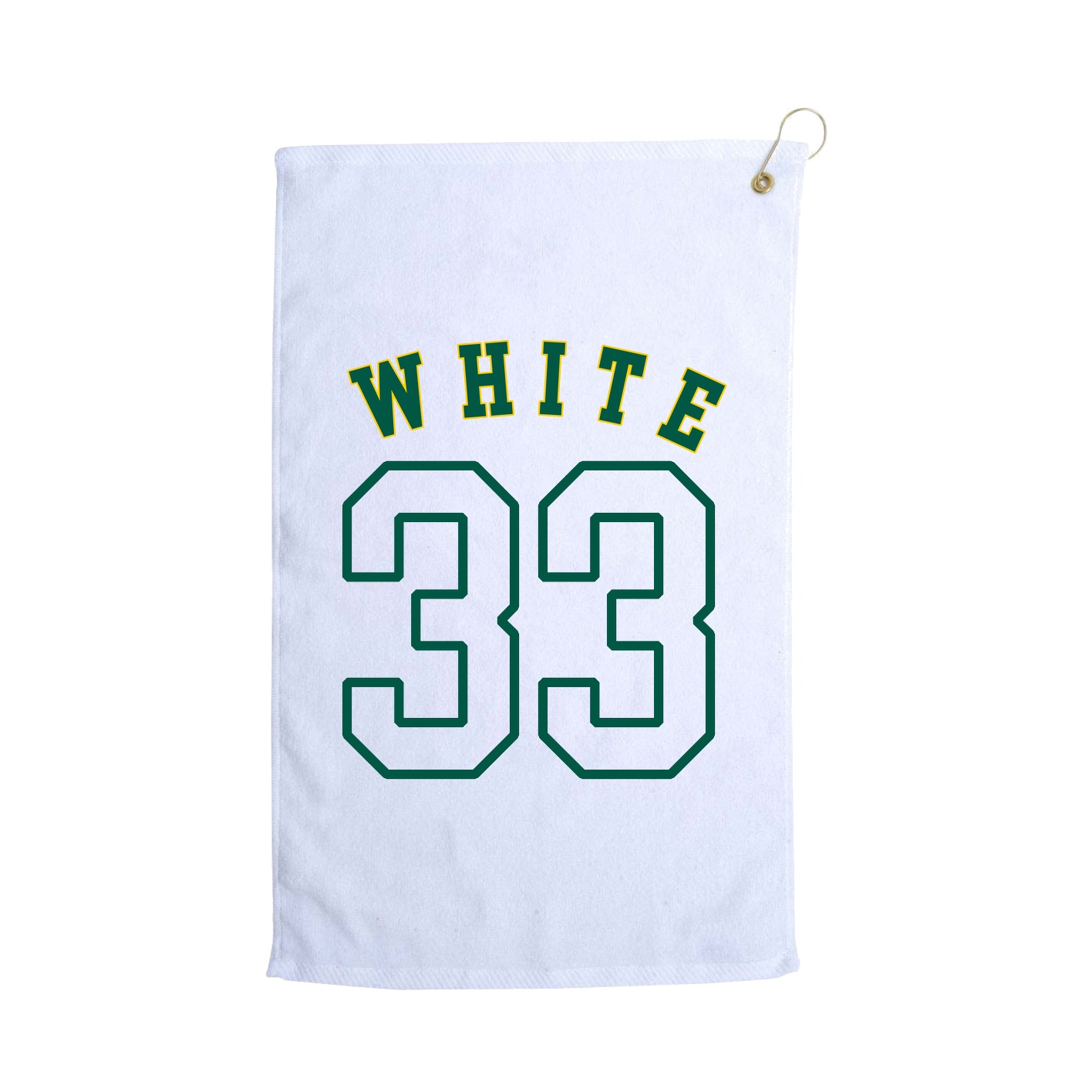 Golf Towel — Shirsey Arch in White