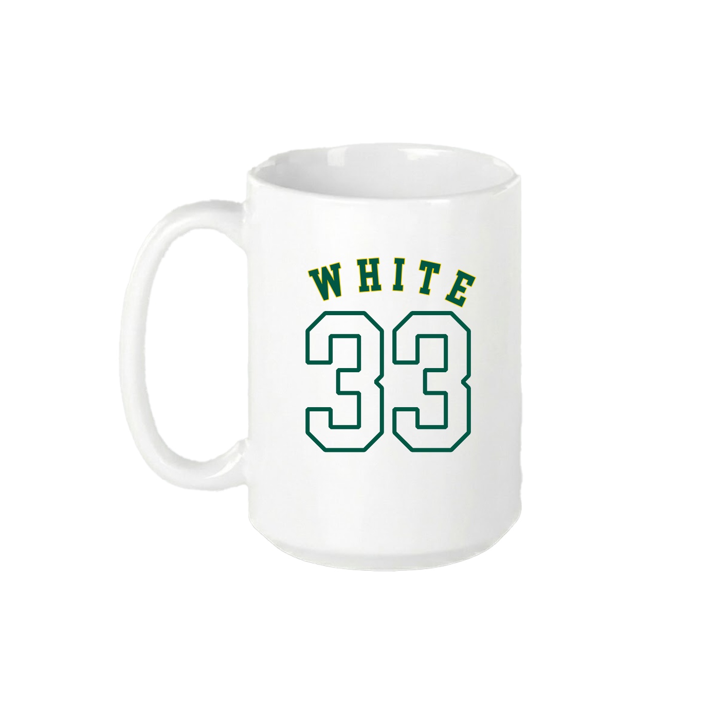 15oz Coffee Mug — Shirsey Arch in White