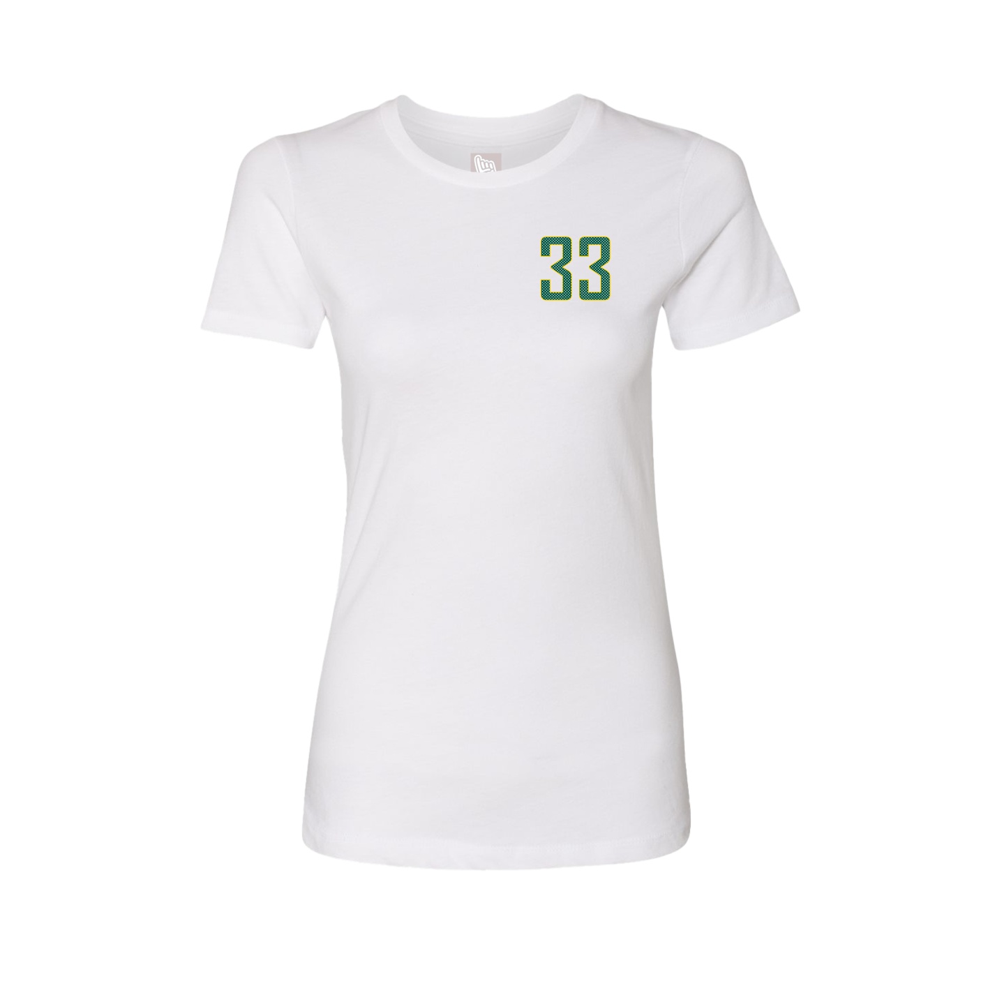 Fitted Women's Tee — Front Shirsy in White