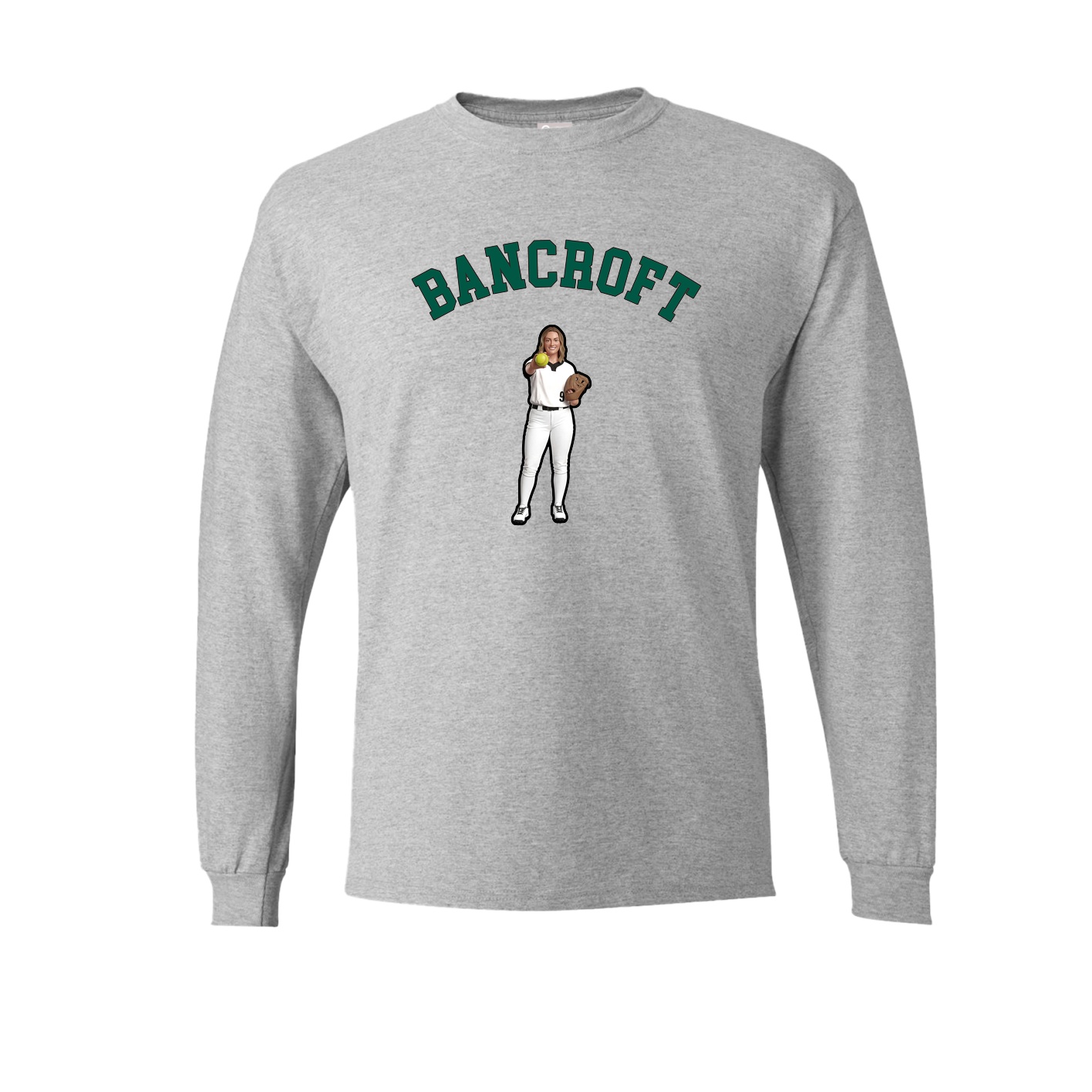 Long Sleeve Tee — Shirsey Arch in Grey