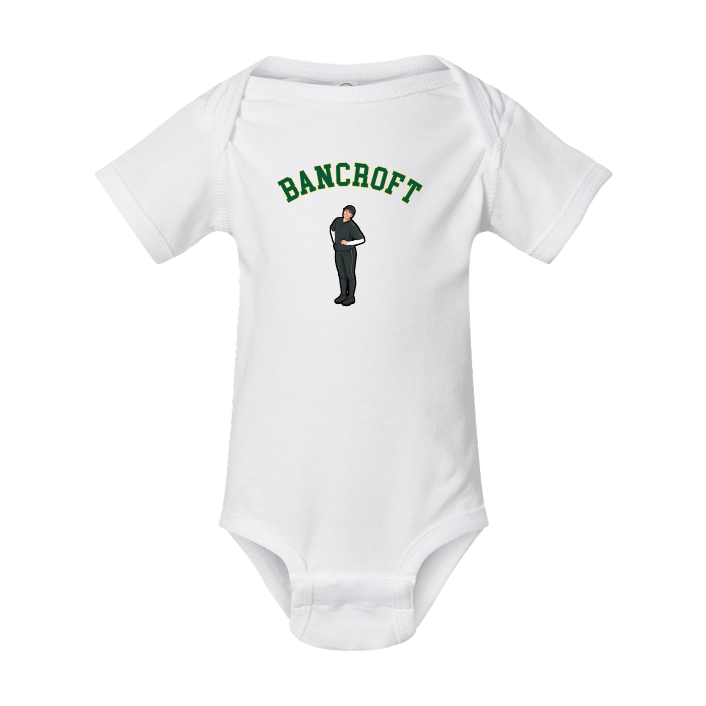 Baby Onesie — Shirsey Arch in White