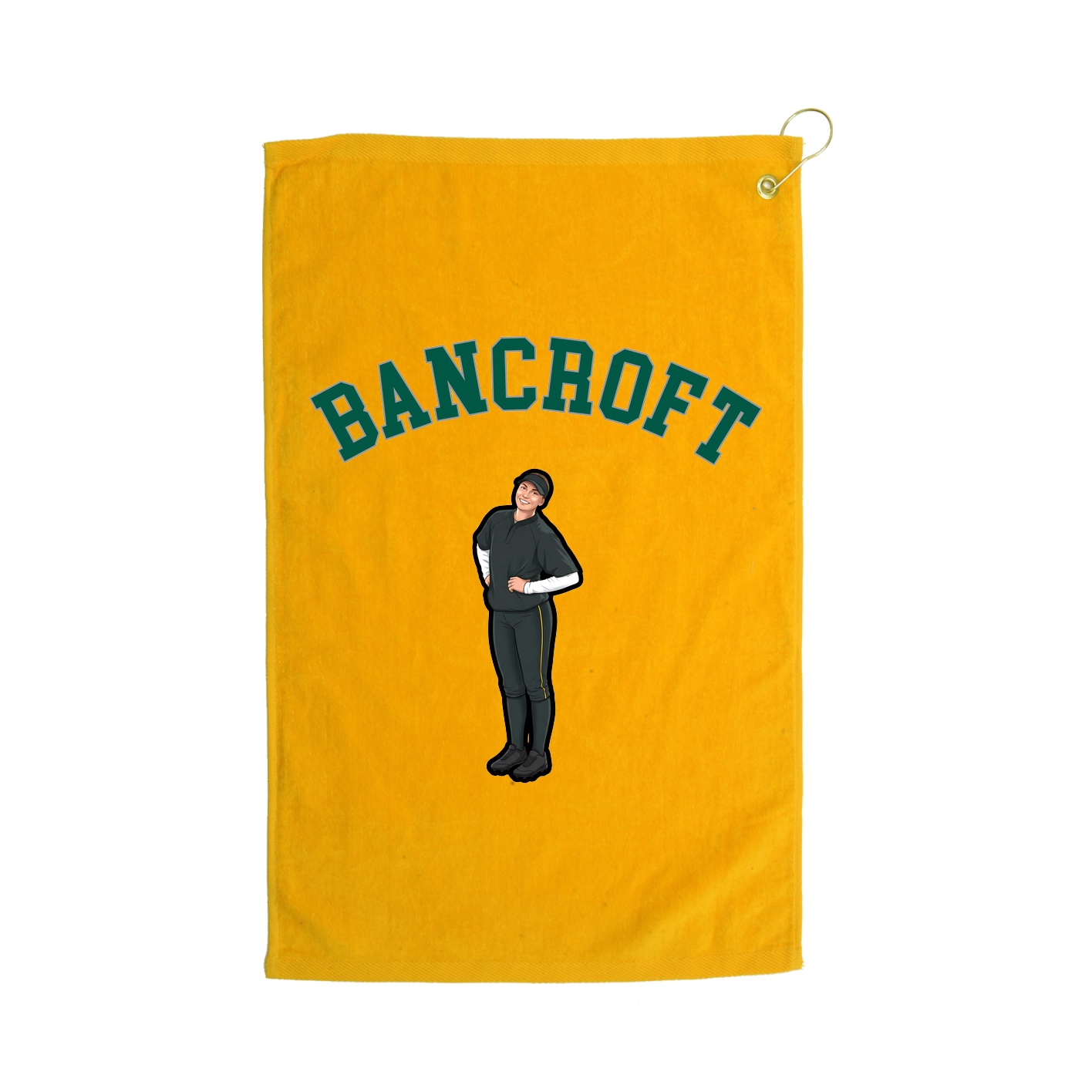 Golf Towel — Shirsey Arch in Gold