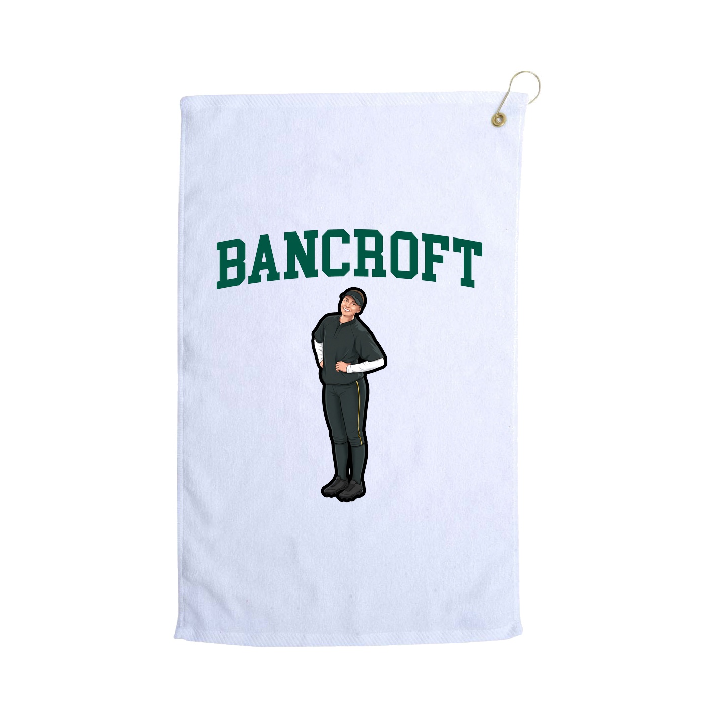 Golf Towel — Shirsey in White