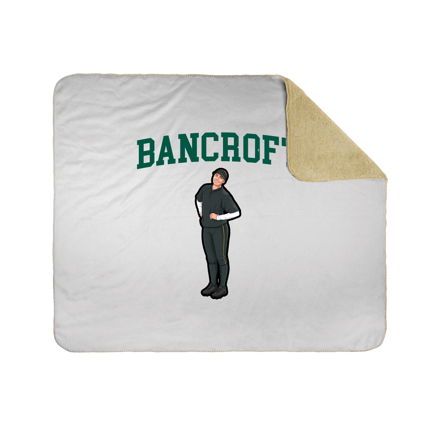 Throw Blanket — Shirsey in White