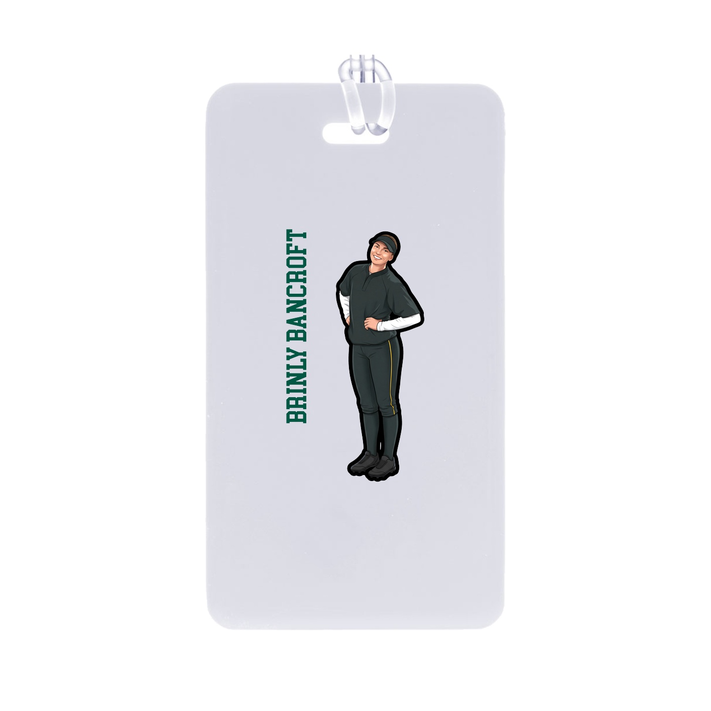 Bag Tag — Name Vertical in Classic