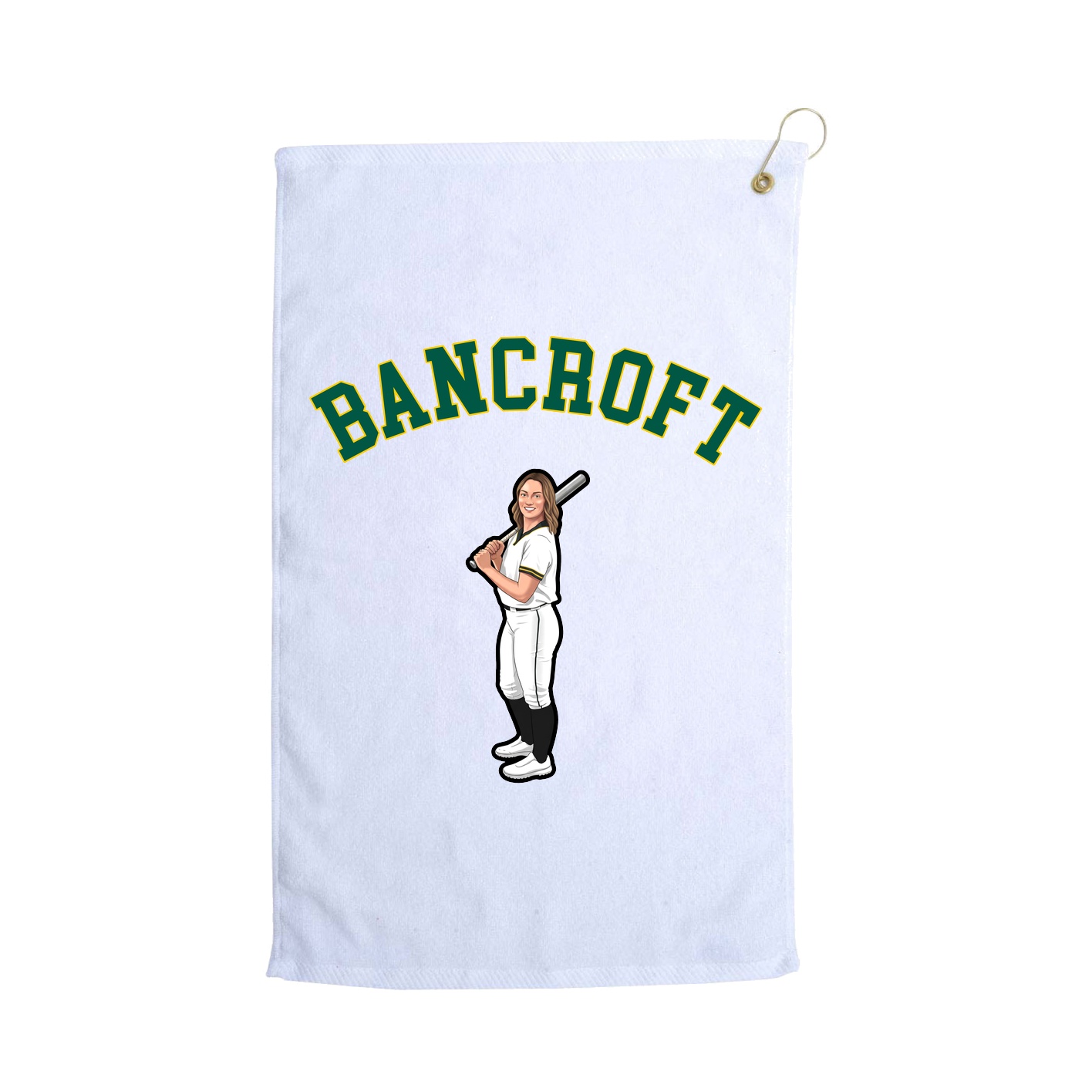 Golf Towel — Shirsey Arch in White