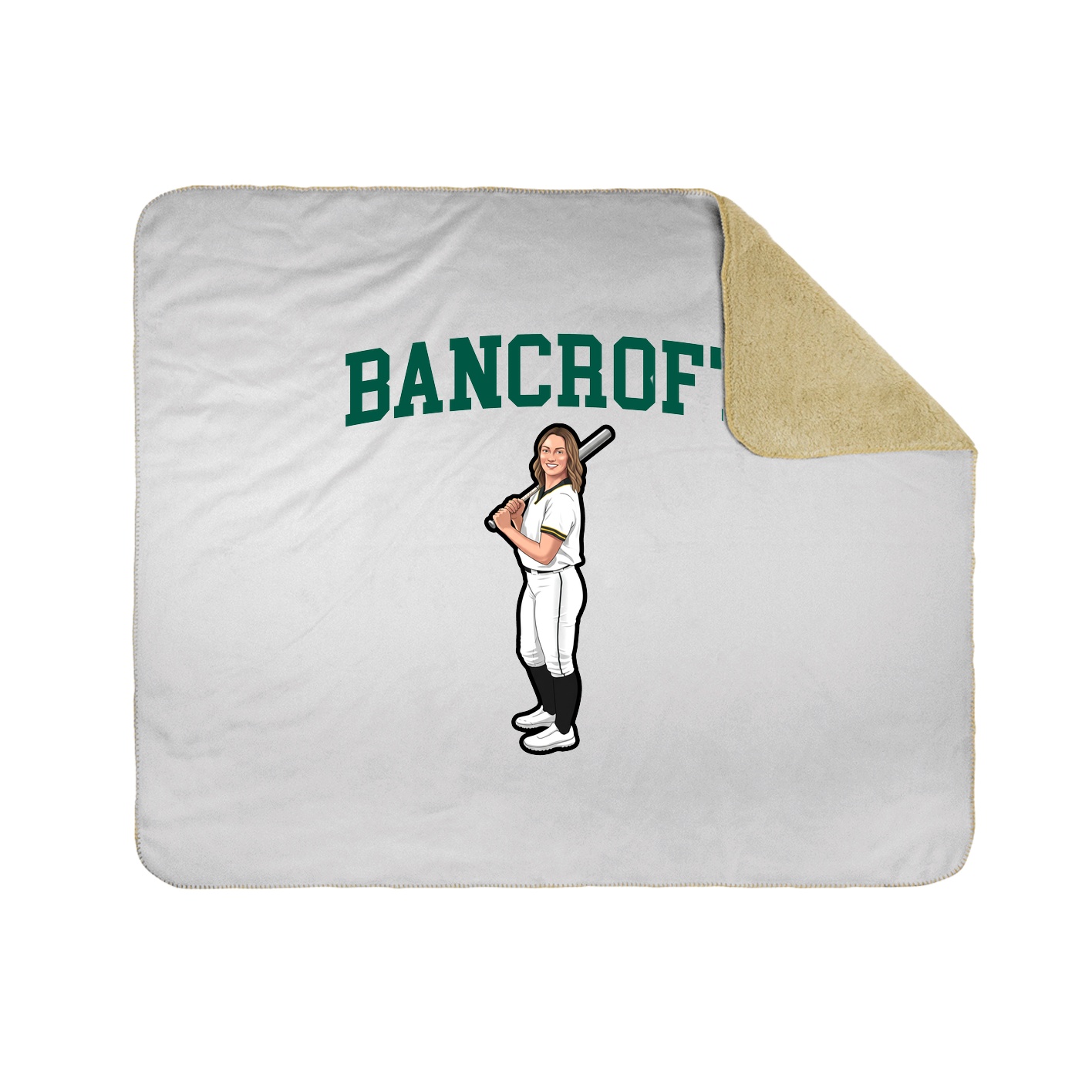 Throw Blanket — Shirsey in White