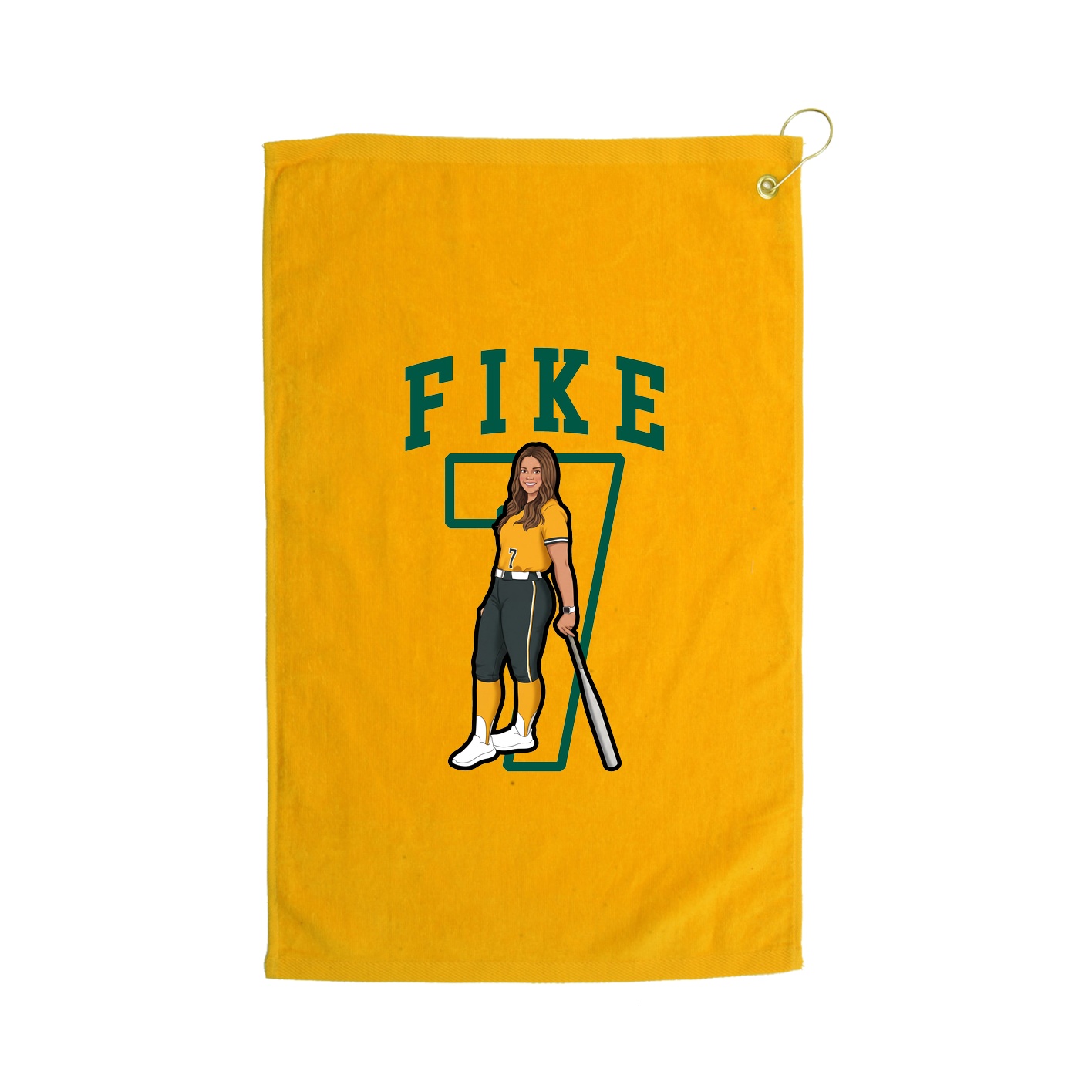Golf Towel — Shirsey in Gold