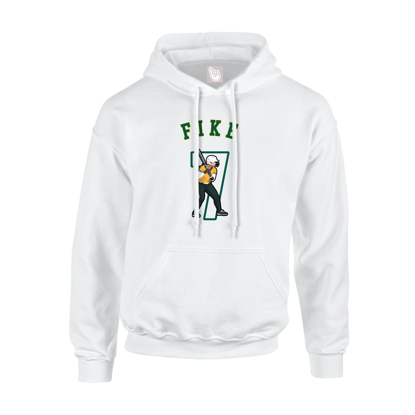 Hoodie — Shirsey Arch in White
