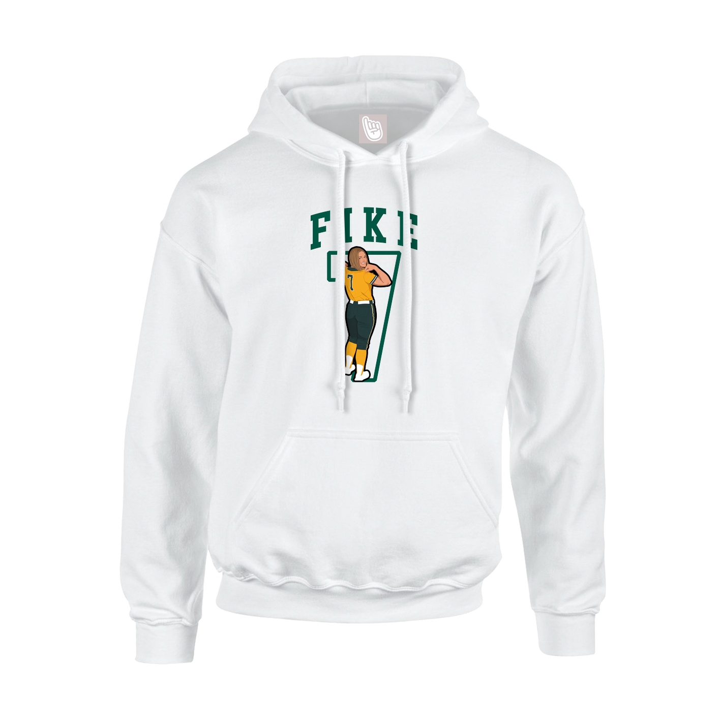Youth Hoodie — Shirsey in White