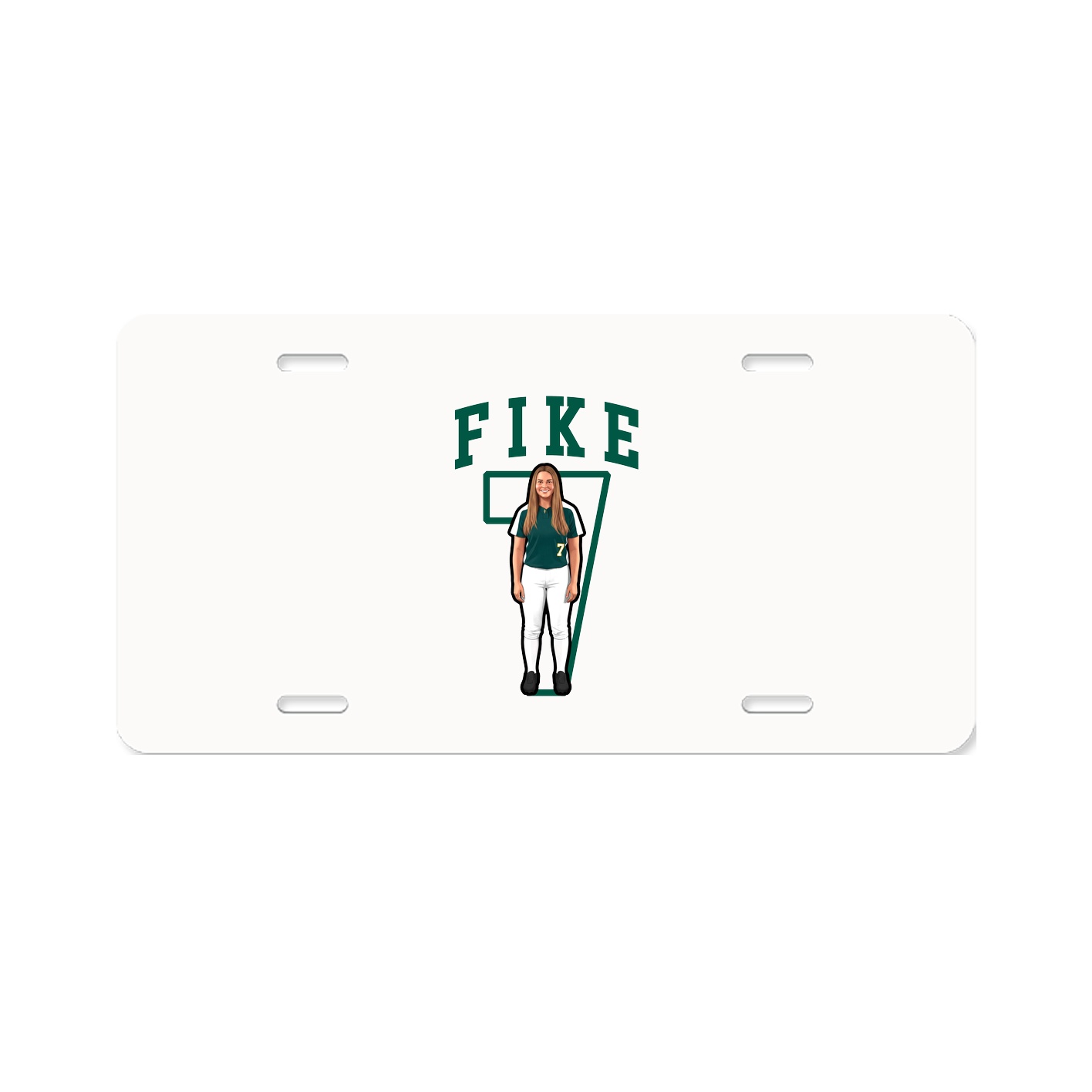 License Plate — Shirsey in Classic