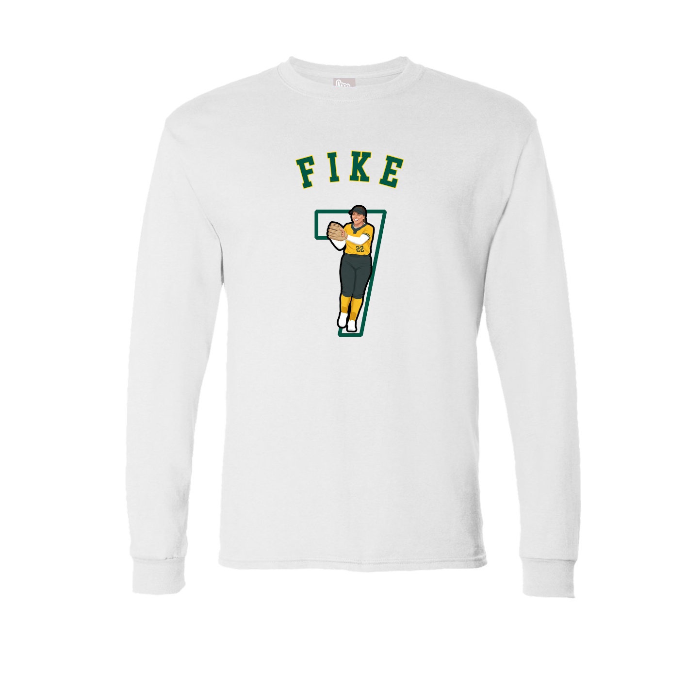 Long Sleeve Tee — Shirsey Arch in White