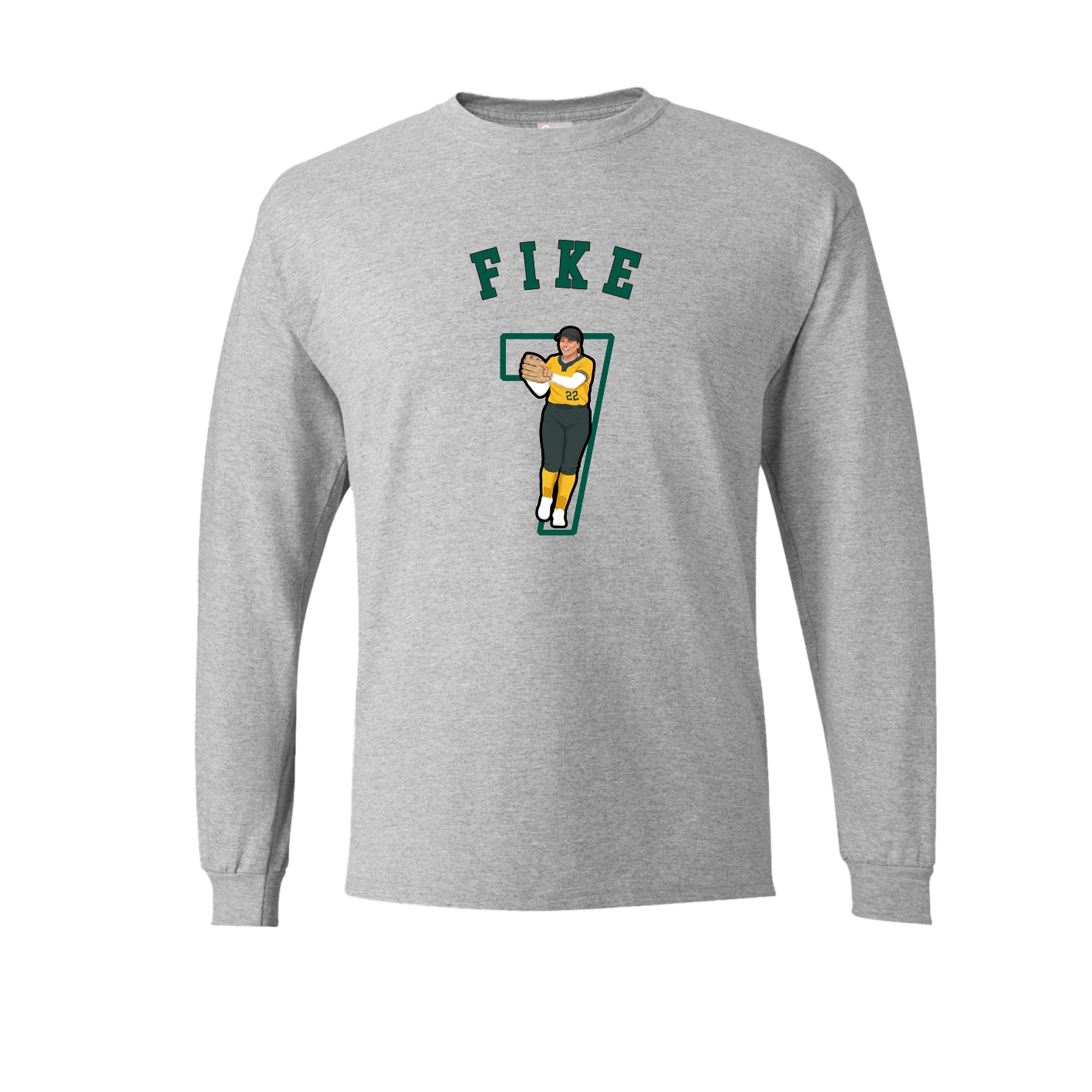 Long Sleeve Tee — Shirsey Arch in Grey