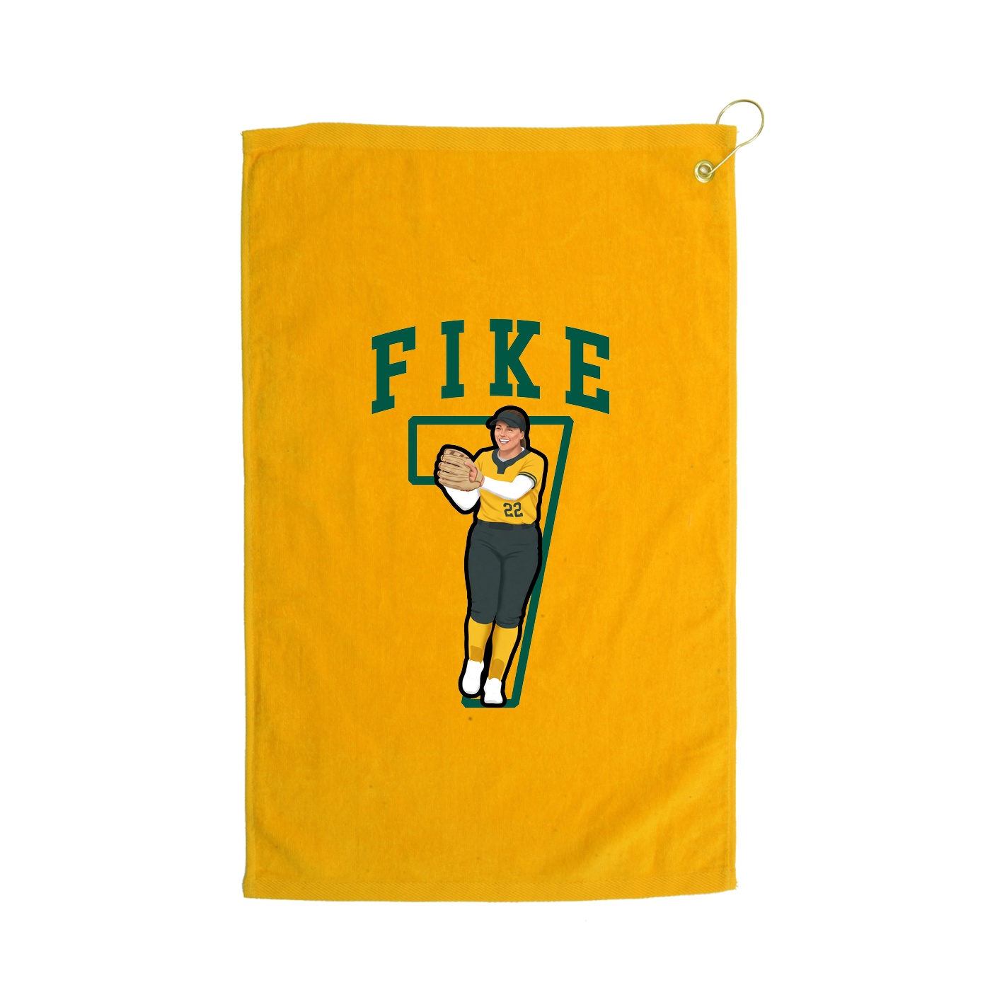 Golf Towel — Shirsey in Gold